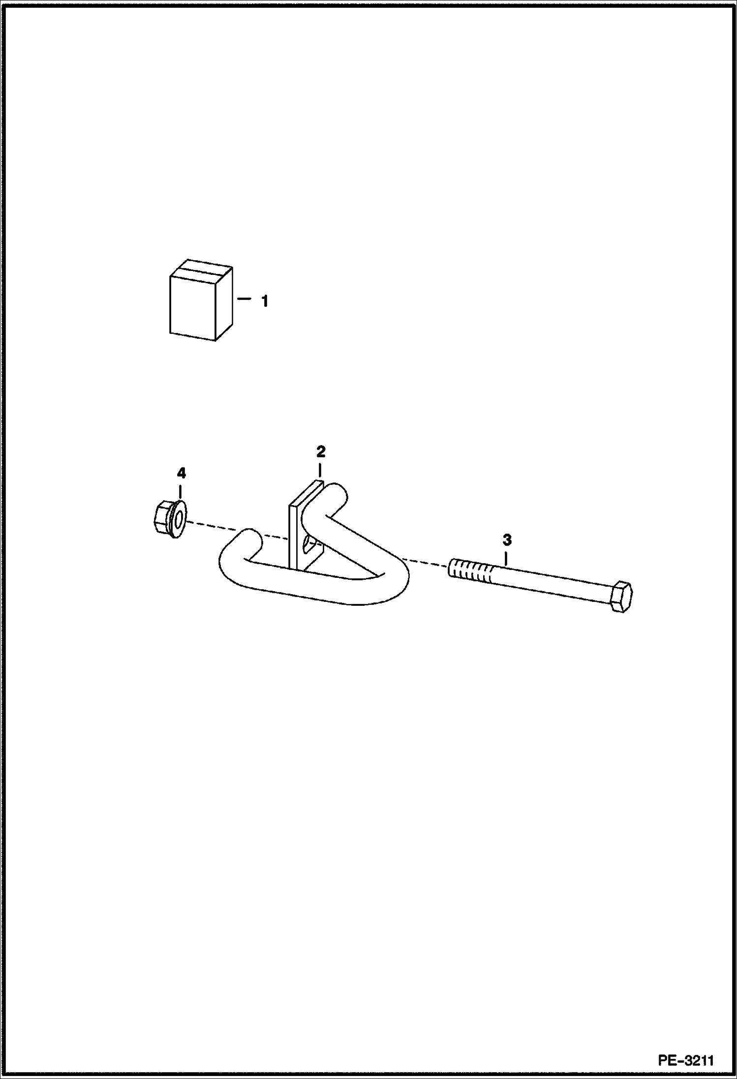 Схема запчастей Bobcat S-Series - HOSE GUIDE KIT ACCESSORIES & OPTIONS