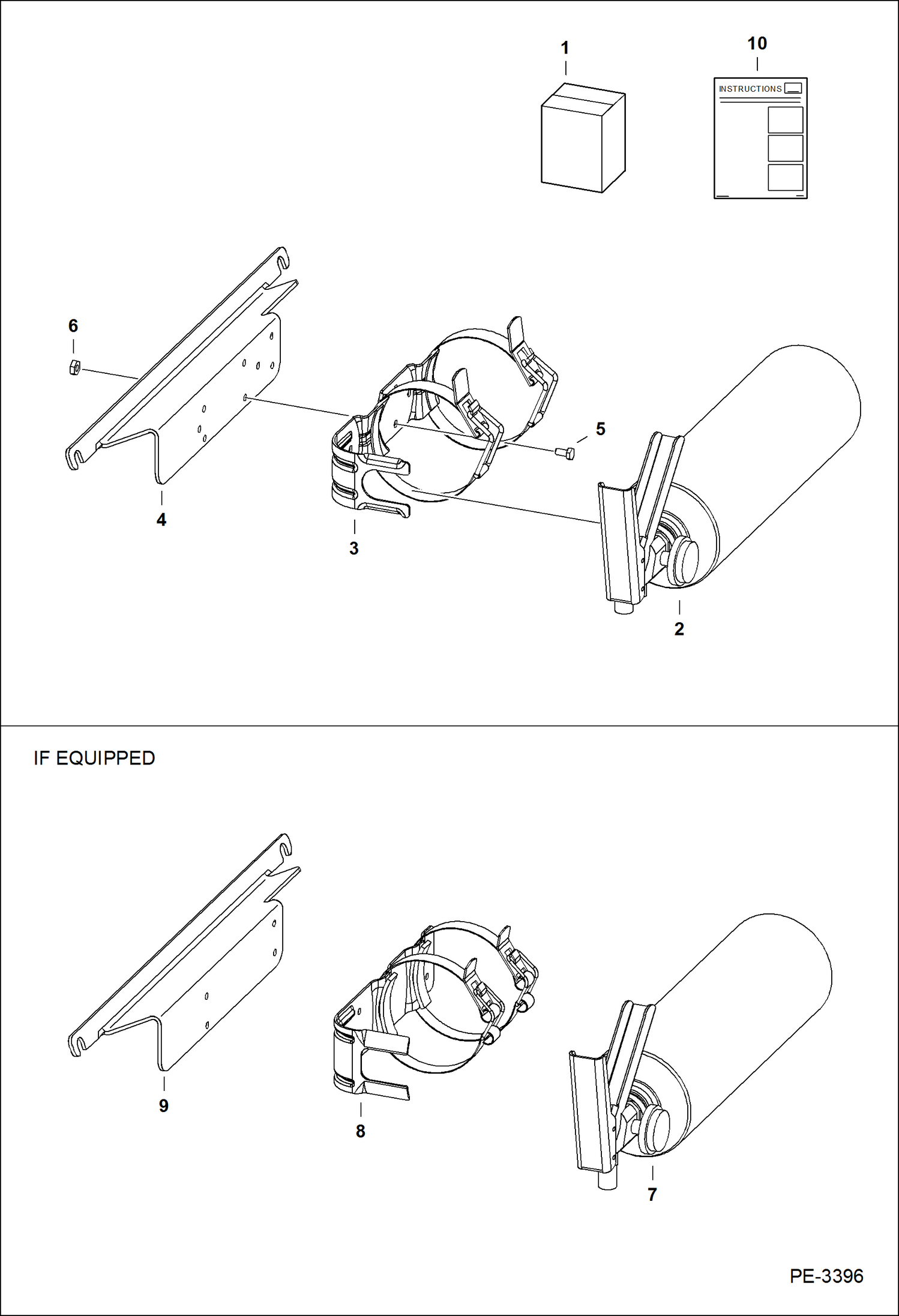 Схема запчастей Bobcat FORESTRY CUTTER - FORESTRY CUTTER (Fire Extinguisher) Loader