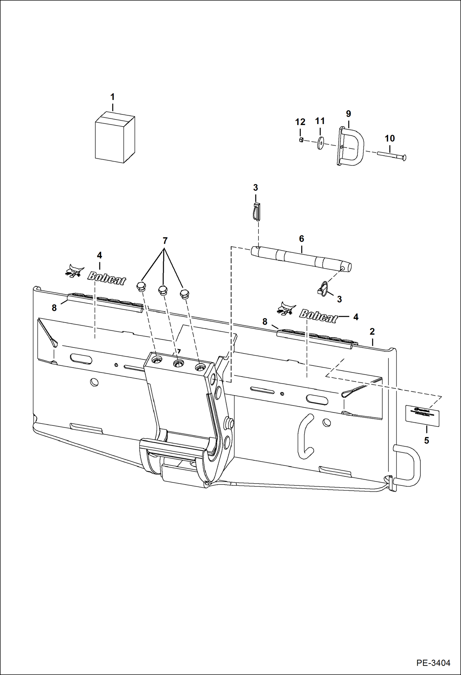 Схема запчастей Bobcat BREAKERS - BREAKER (Loader X-Change Frame) Loader