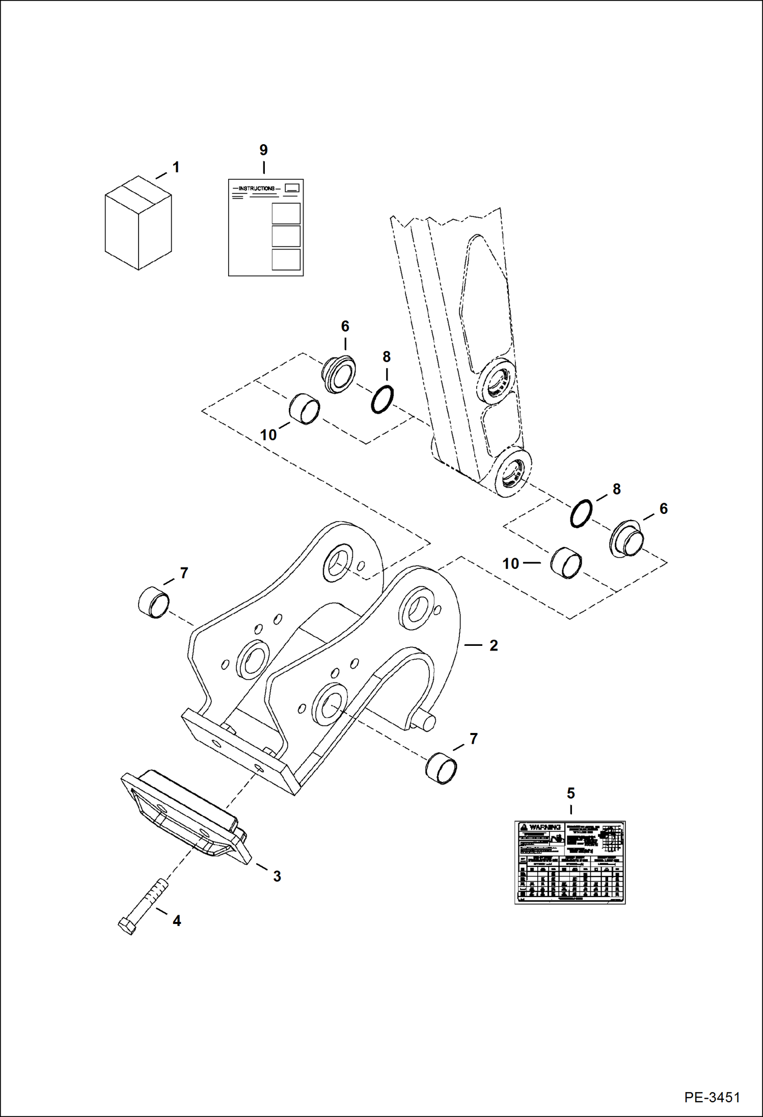 Схема запчастей Bobcat 325 - X-CHANGE (Bolt-On) (S/N 514017052 & Above 516611767 & Above) ACCESSORIES & OPTIONS