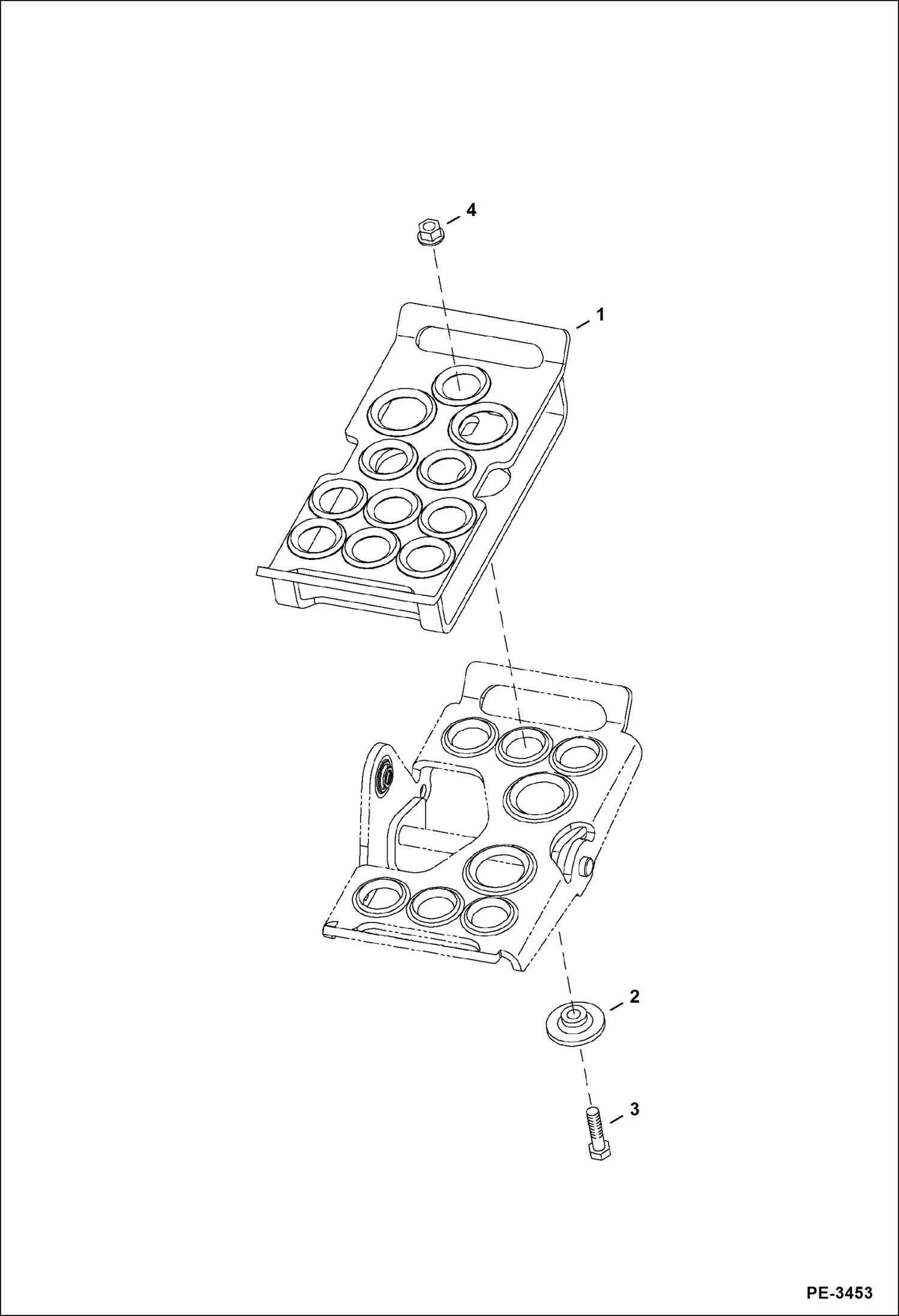 Схема запчастей Bobcat S-Series - PEDAL EXTENDERS ACCESSORIES & OPTIONS