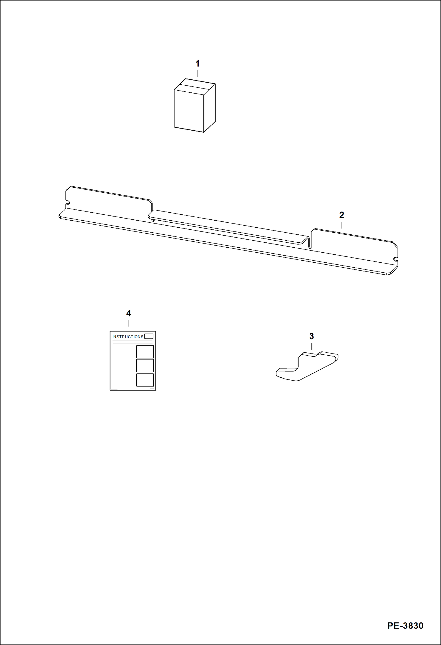 Схема запчастей Bobcat BACKHOE - BACKHOE (Frame Support Kit) (8811 6301 & A55800101 - 00475) 811/8811 BACKHOE