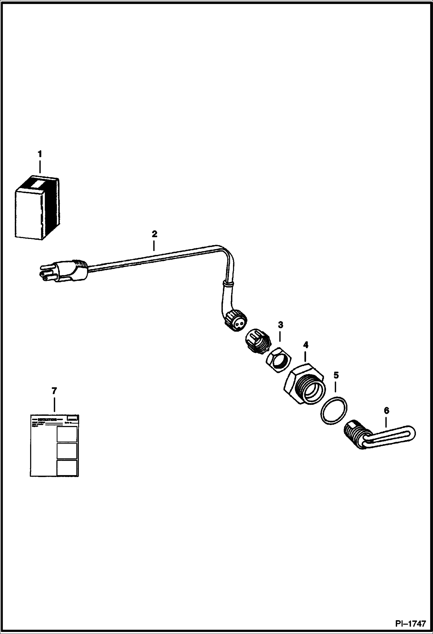 Схема запчастей Bobcat 900s - BLOCK HEATER ACCESSORIES & OPTIONS