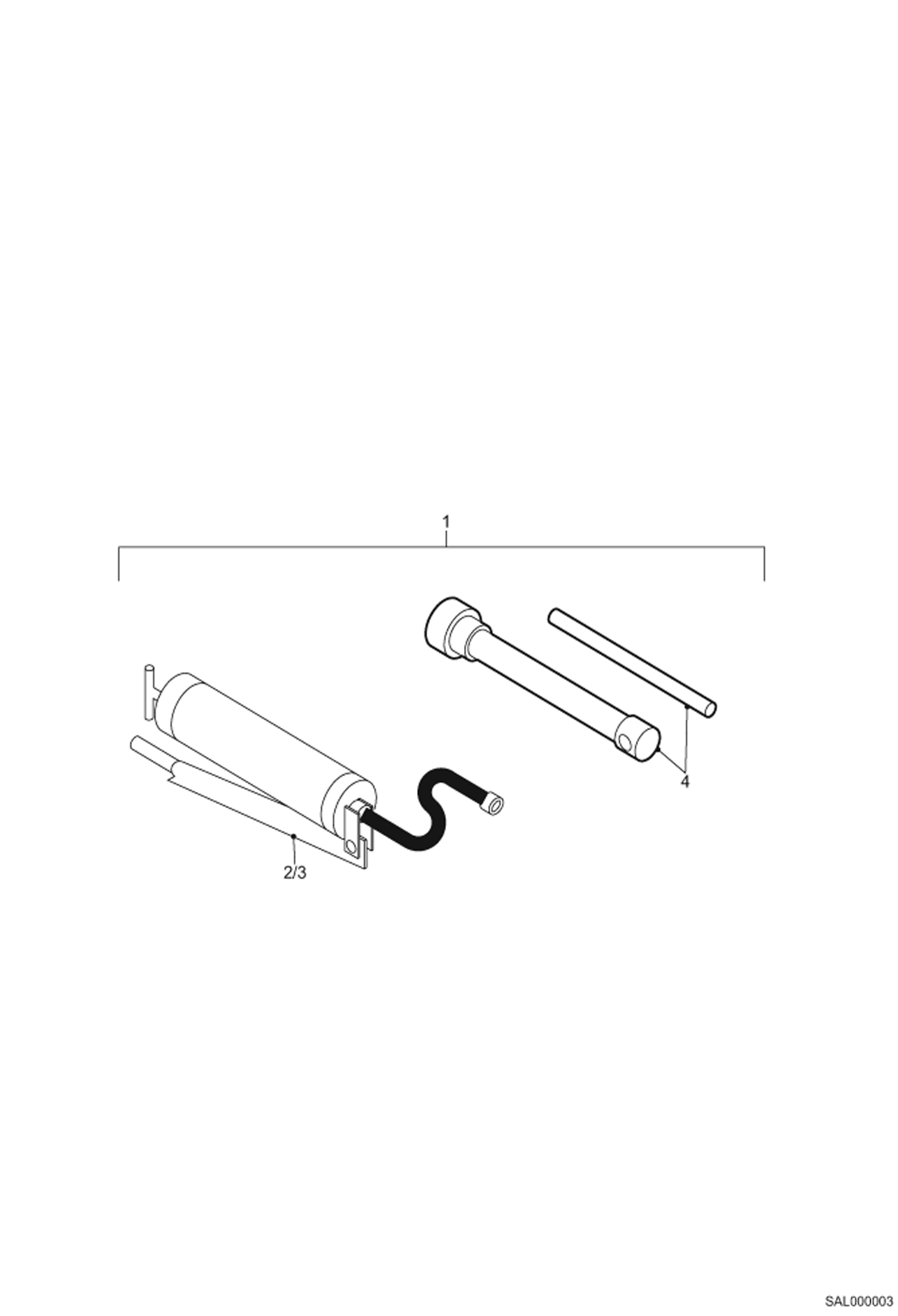 Схема запчастей Bobcat AL350 - TOOLS MAIN FRAME