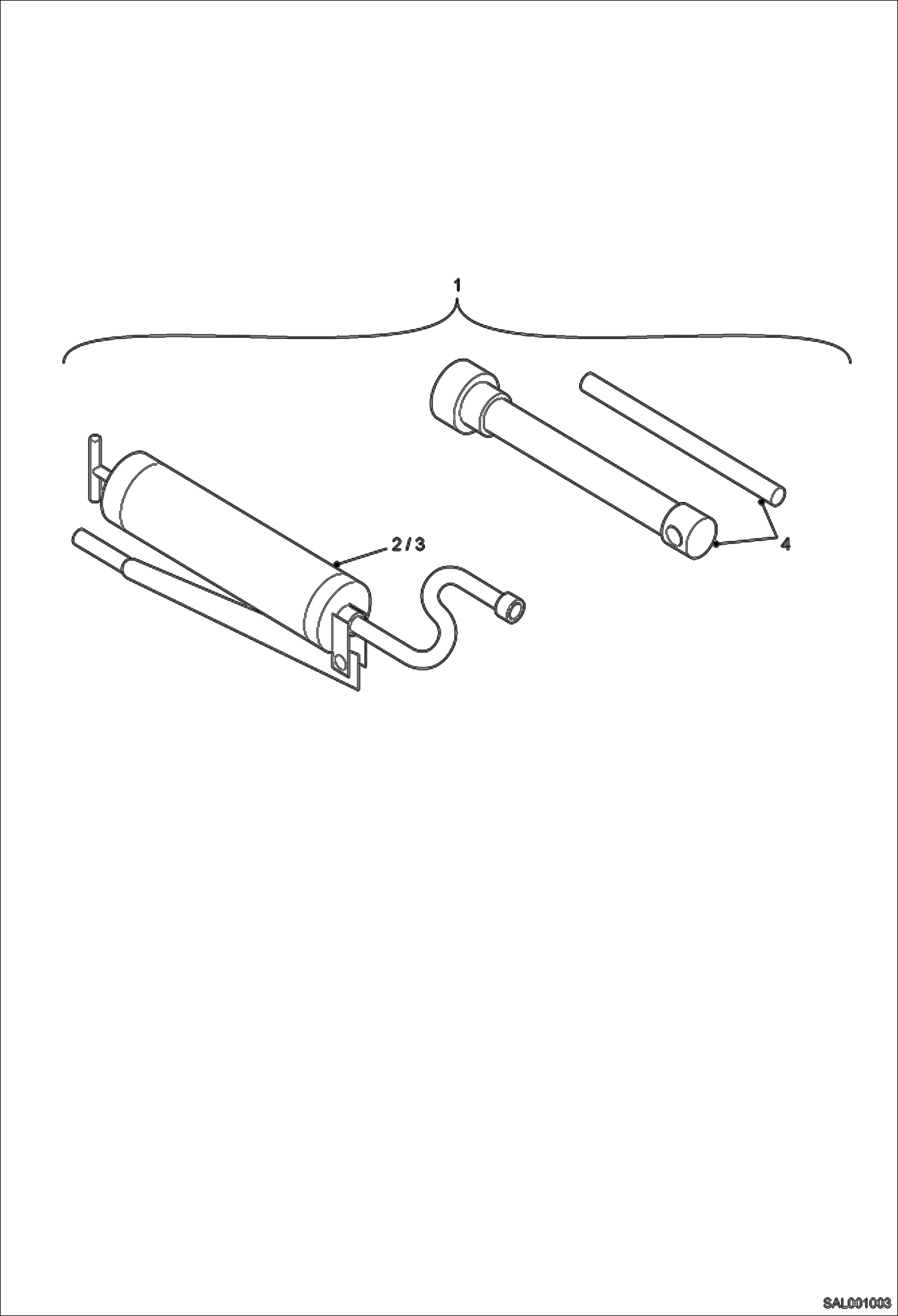 Схема запчастей Bobcat AL440 - TOOLS MAIN FRAME