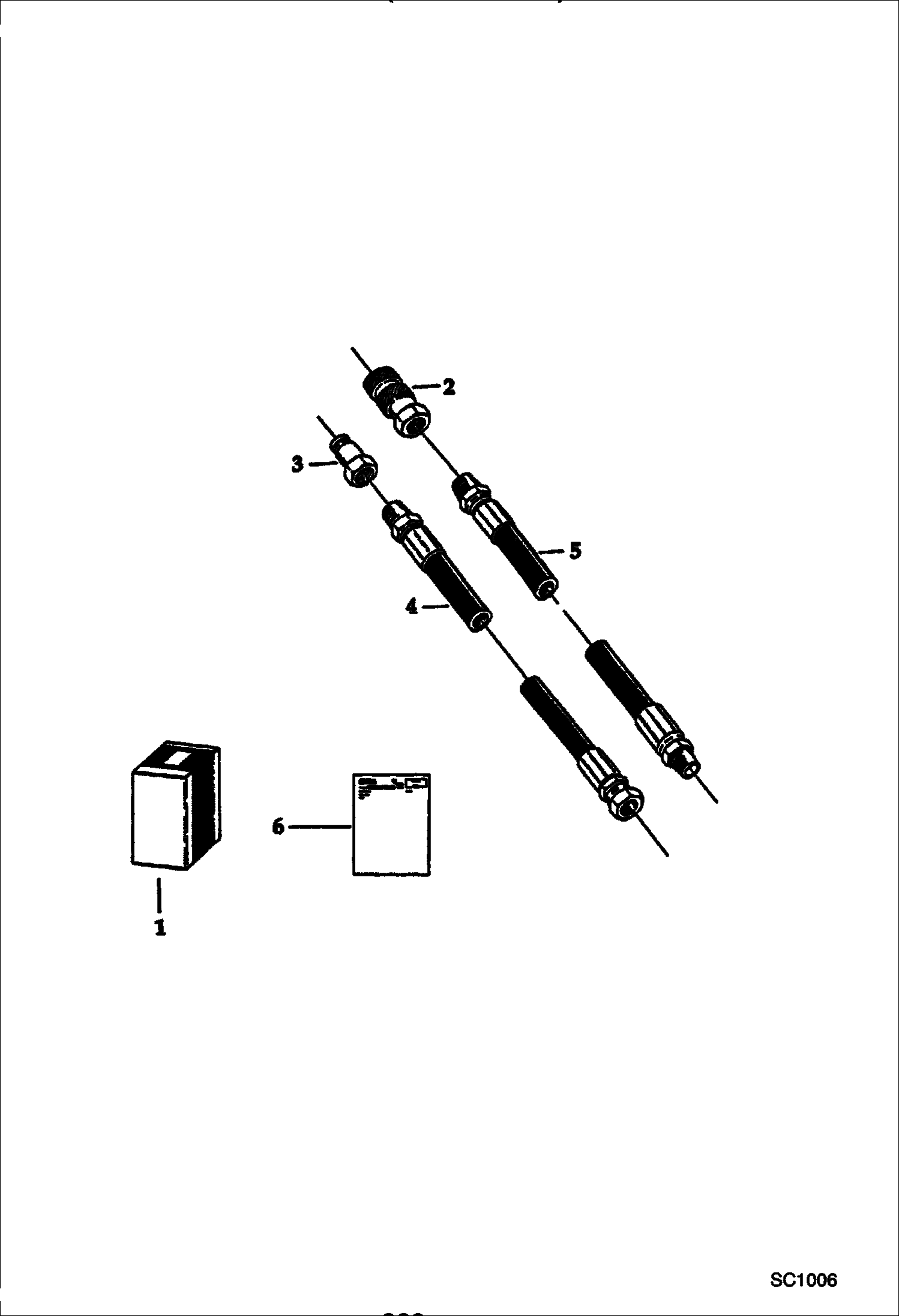 Схема запчастей Bobcat 100 - HYDRAULIC BREAKER (2500) (Boom Kit) STANLEY KITS