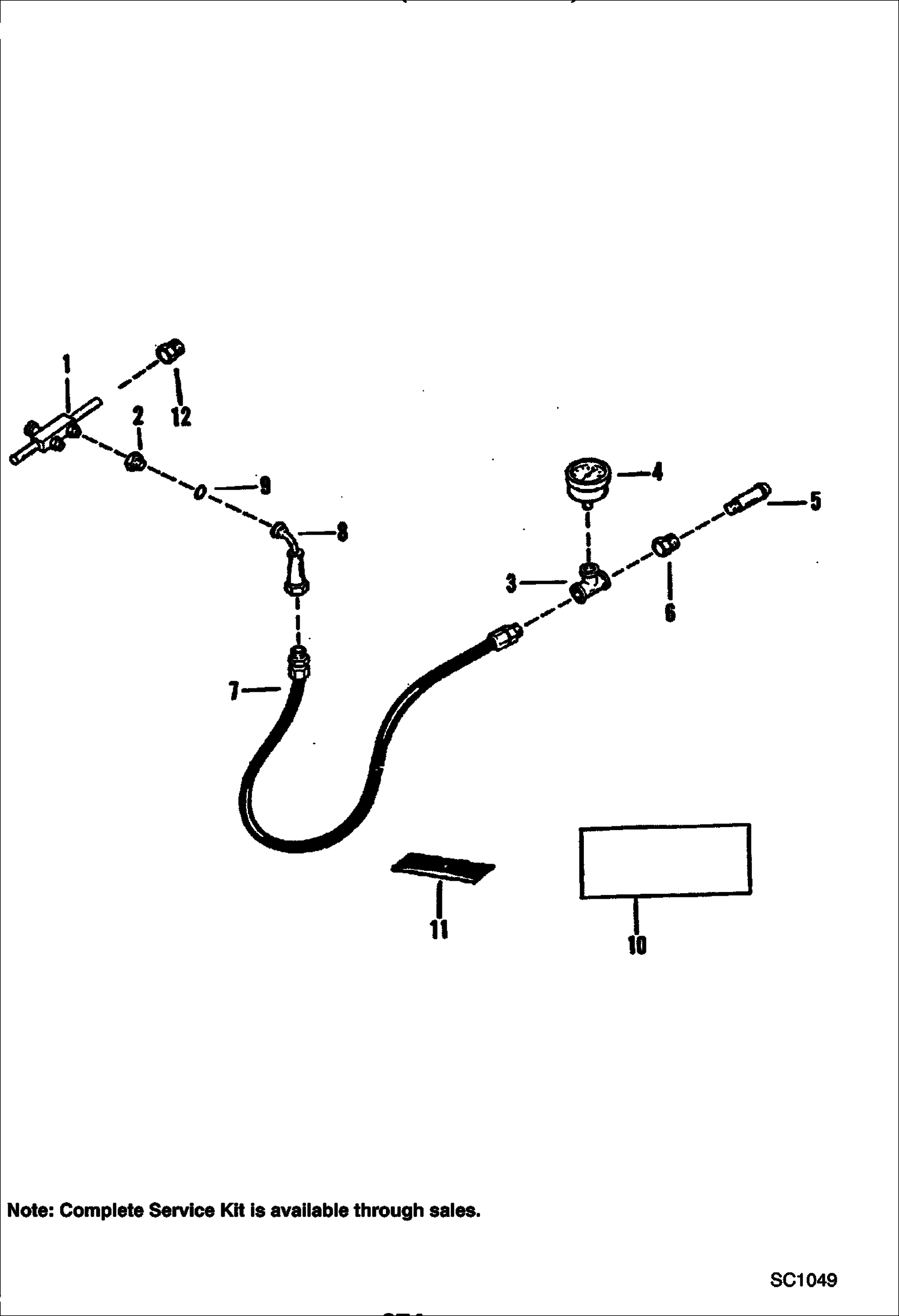 Схема запчастей Bobcat 100 - HYDRAULIC BREAKER (2500) (Charge Kit) STANLEY KITS