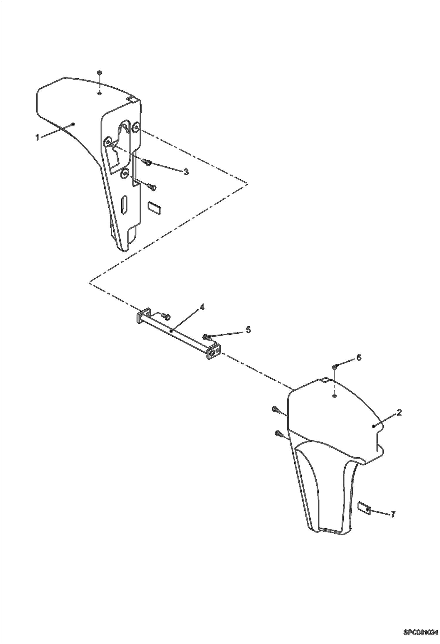 Схема запчастей Bobcat T3571L - COUNTERWEIGHT MAIN FRAME