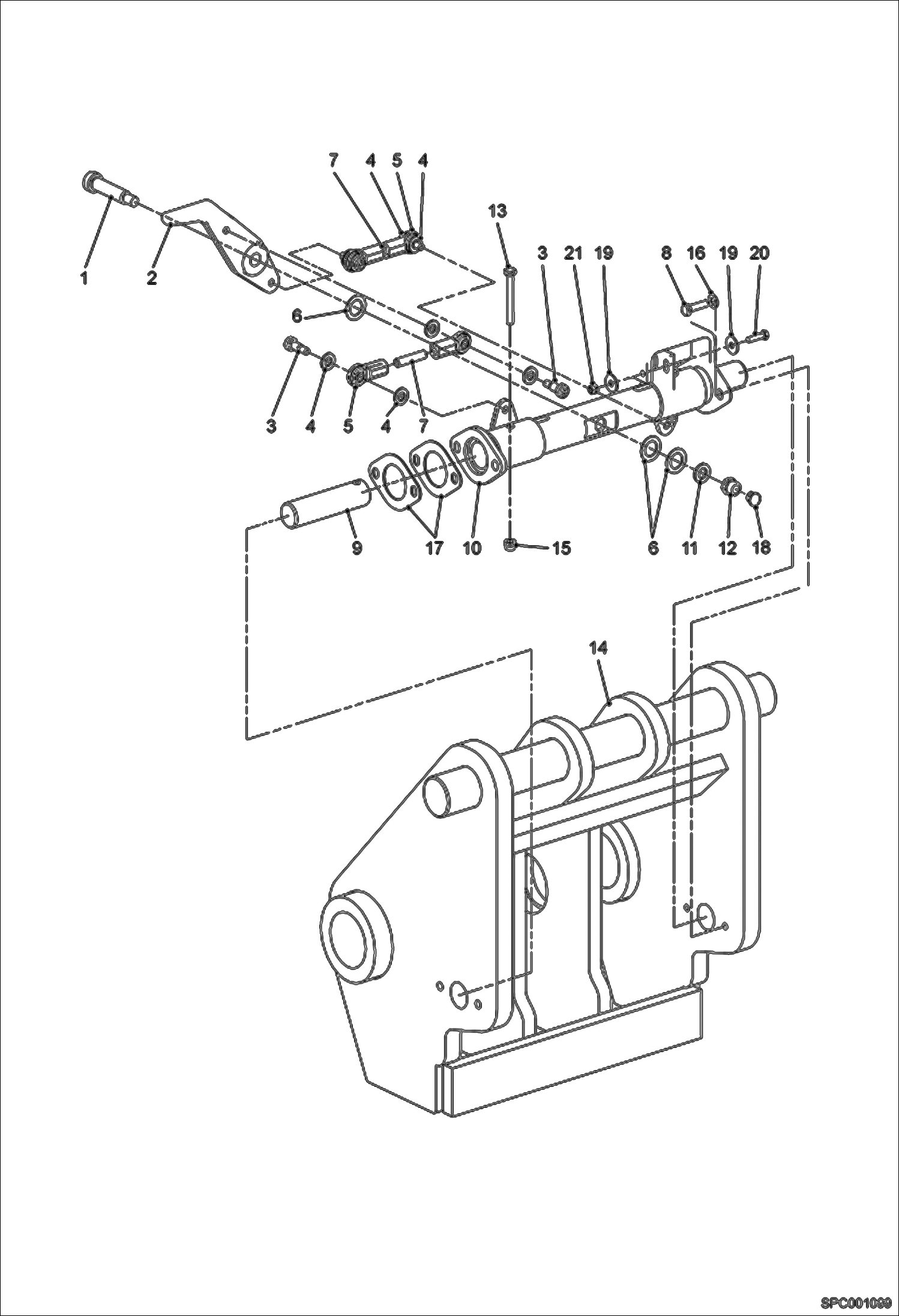 Схема запчастей Bobcat VR530C - CARRIAGE (S/N 366011001 - 11999, 366111001 - 11999) MAIN FRAME