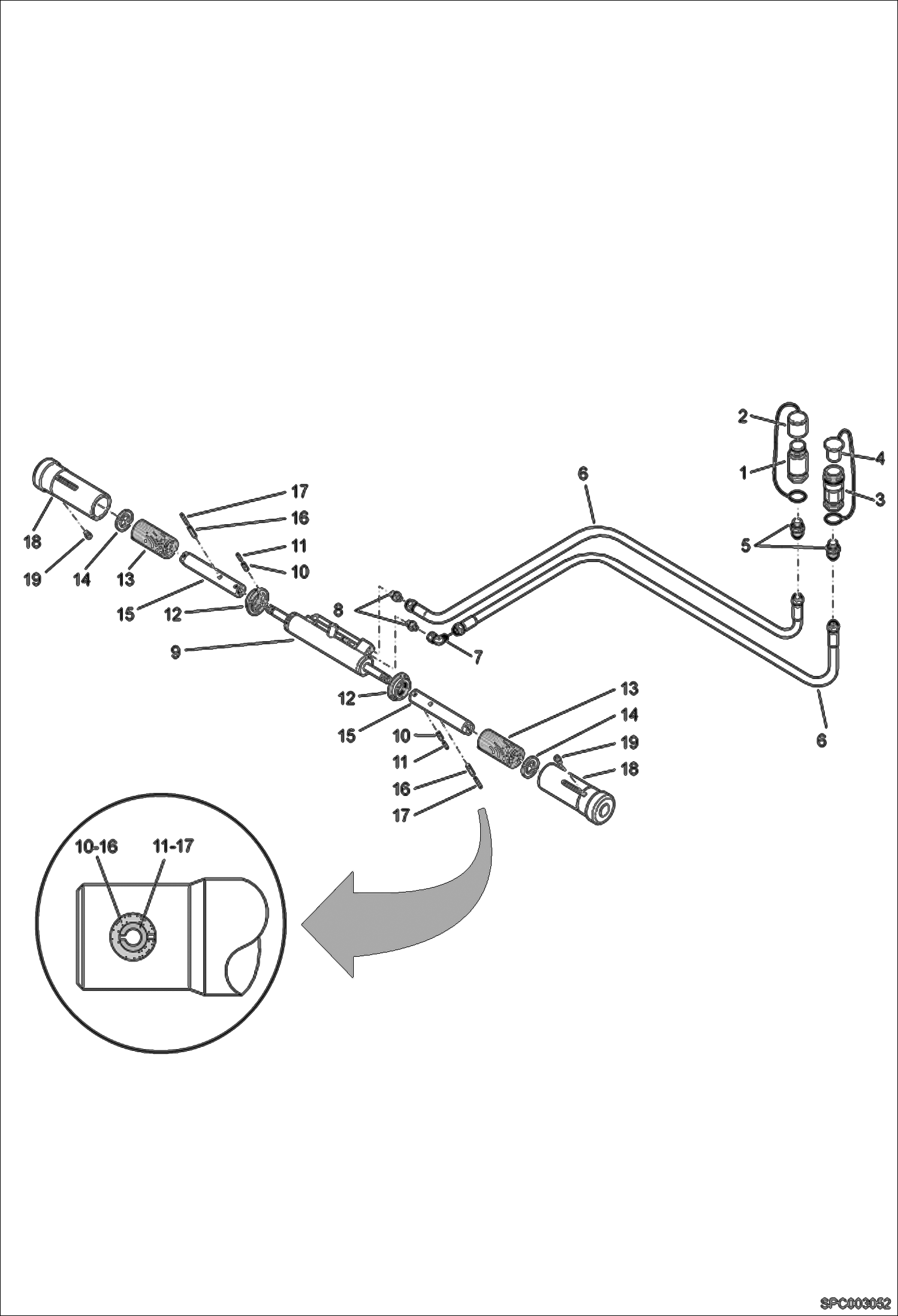 Схема запчастей Bobcat T35120L - QUICK ATTACH INSTALLATION HYDRAULIC SYSTEM