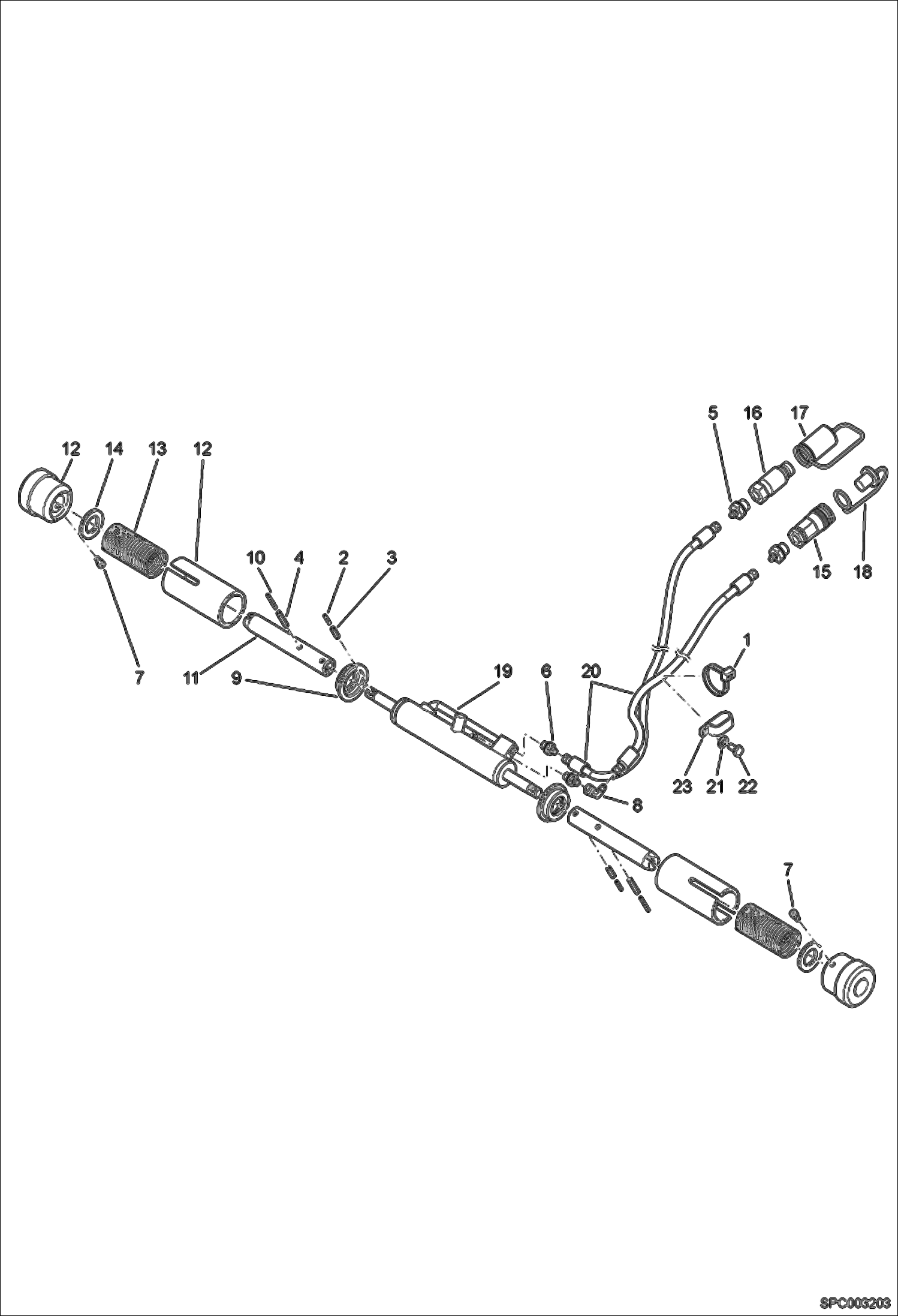 Схема запчастей Bobcat T2250 - QUICK-TACH HYDRAULIC LOCK ACCESSORIES & OPTIONS