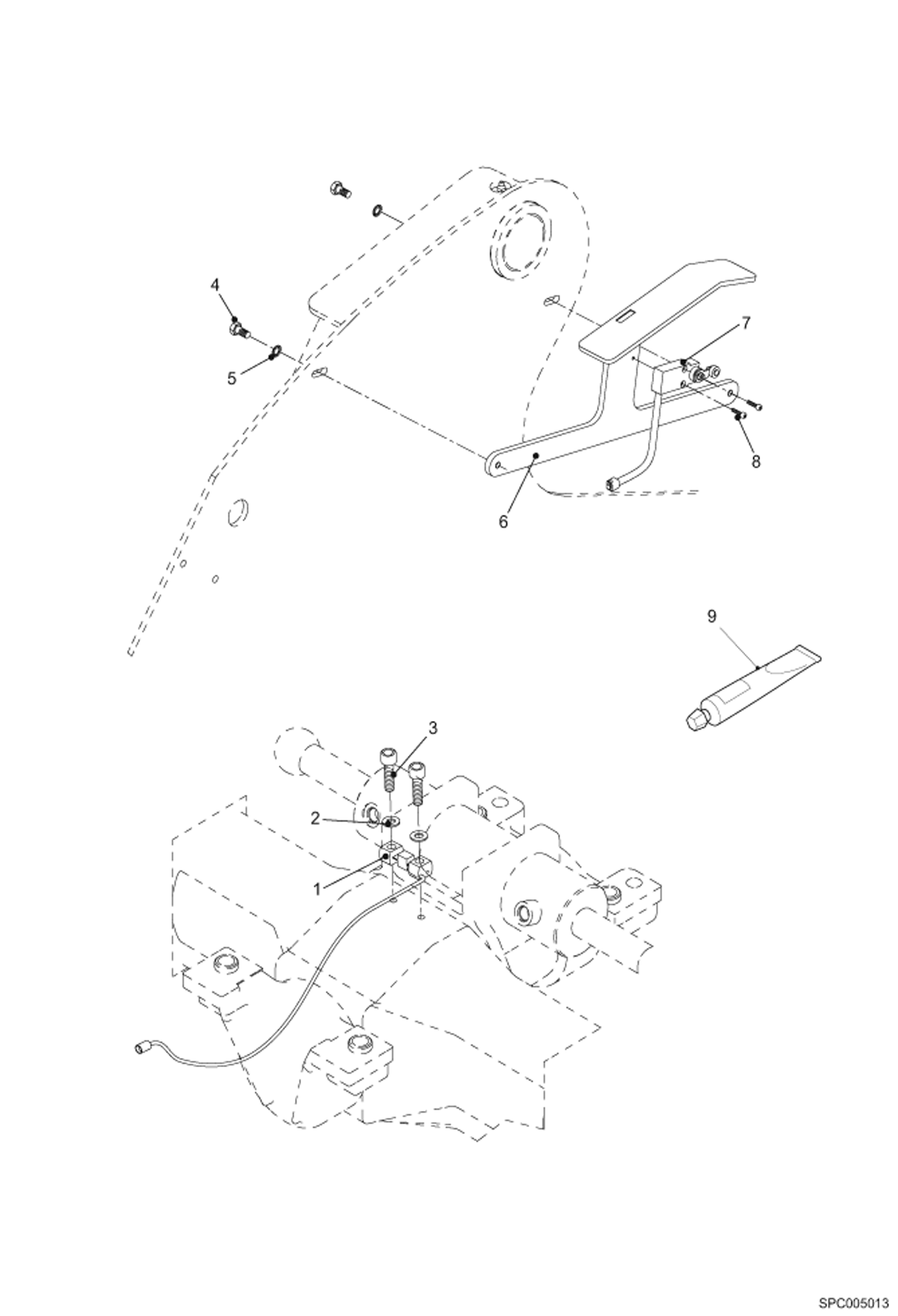 Схема запчастей Bobcat T3571L - SECURITY CIRCUIT ELECTRICAL SYSTEM