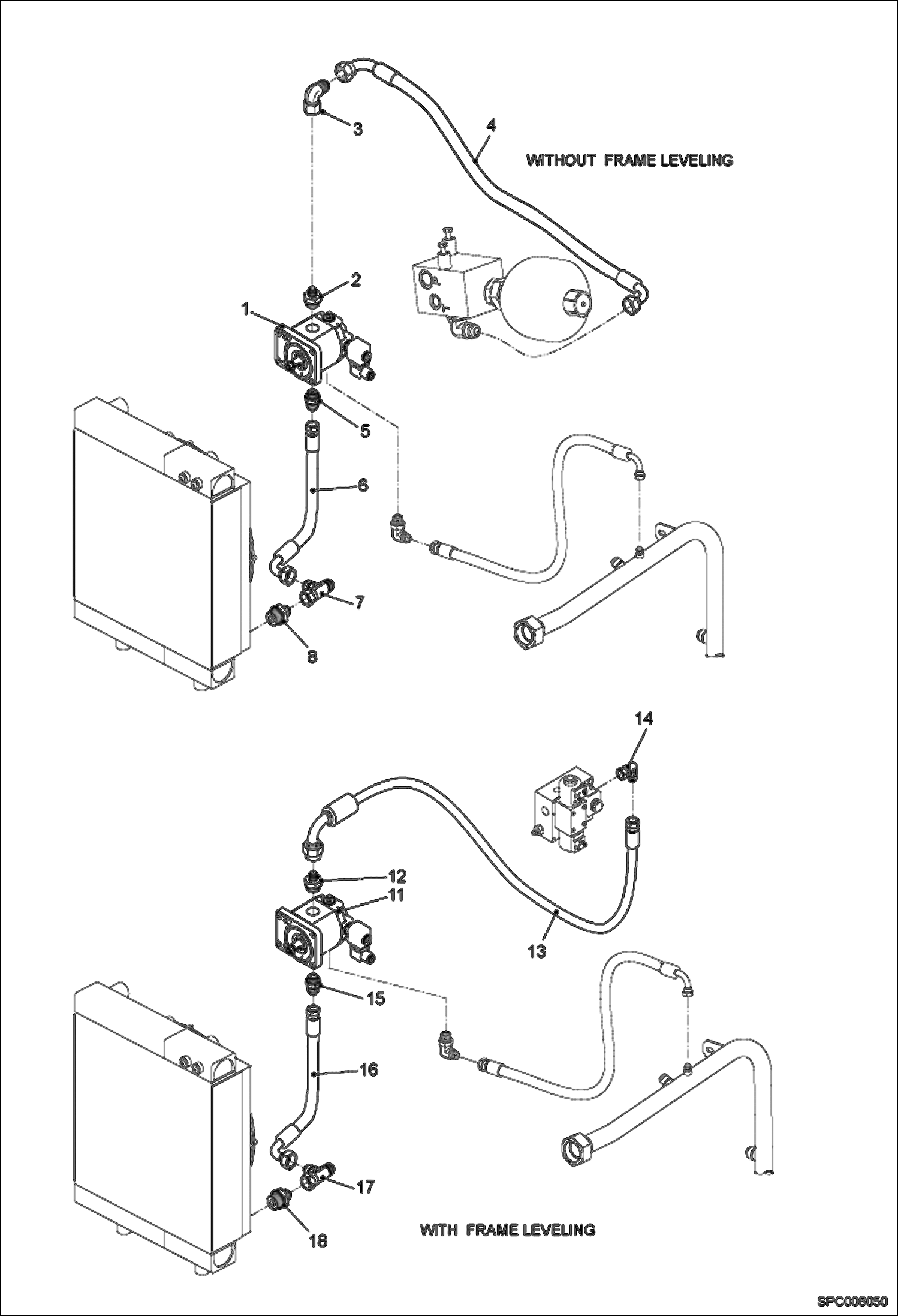 Схема запчастей Bobcat T3571 - COOLING FAN CIRCUIT POWER UNIT