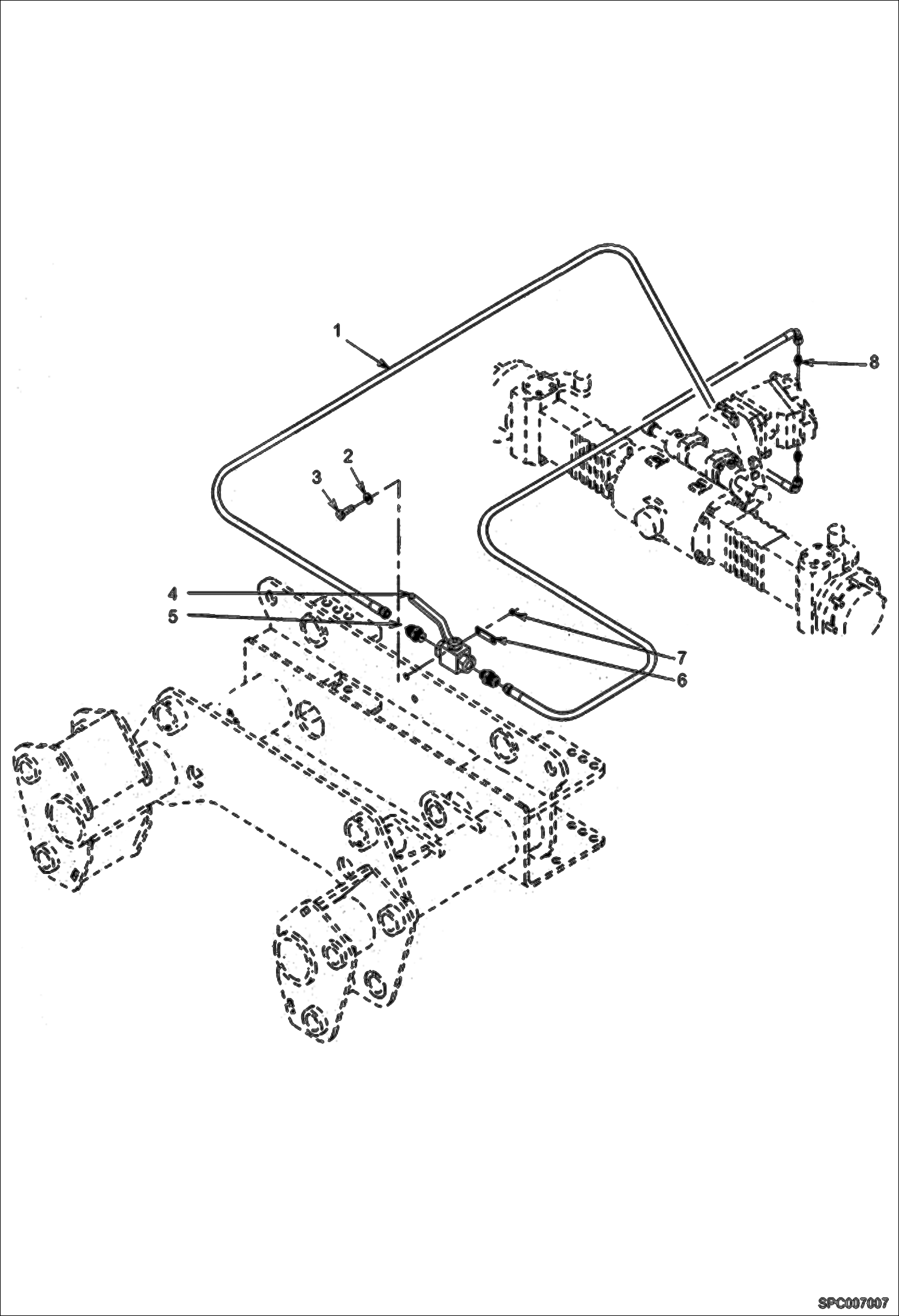 Схема запчастей Bobcat T40140 - TOW VALVE INSTALLATION ACCESSORIES & OPTIONS