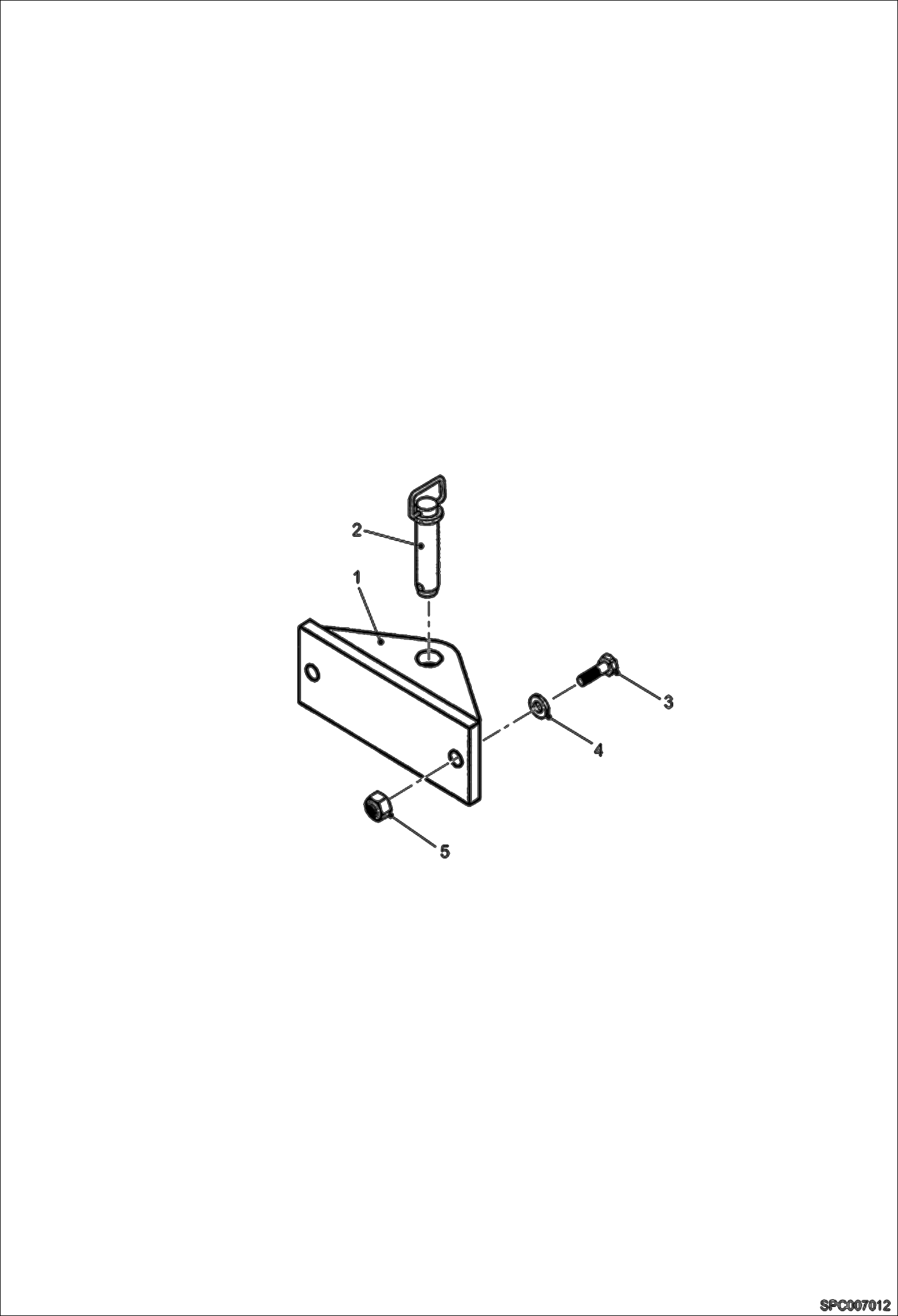 Схема запчастей Bobcat T40140 - TOW HITCH ACCESSORIES & OPTIONS