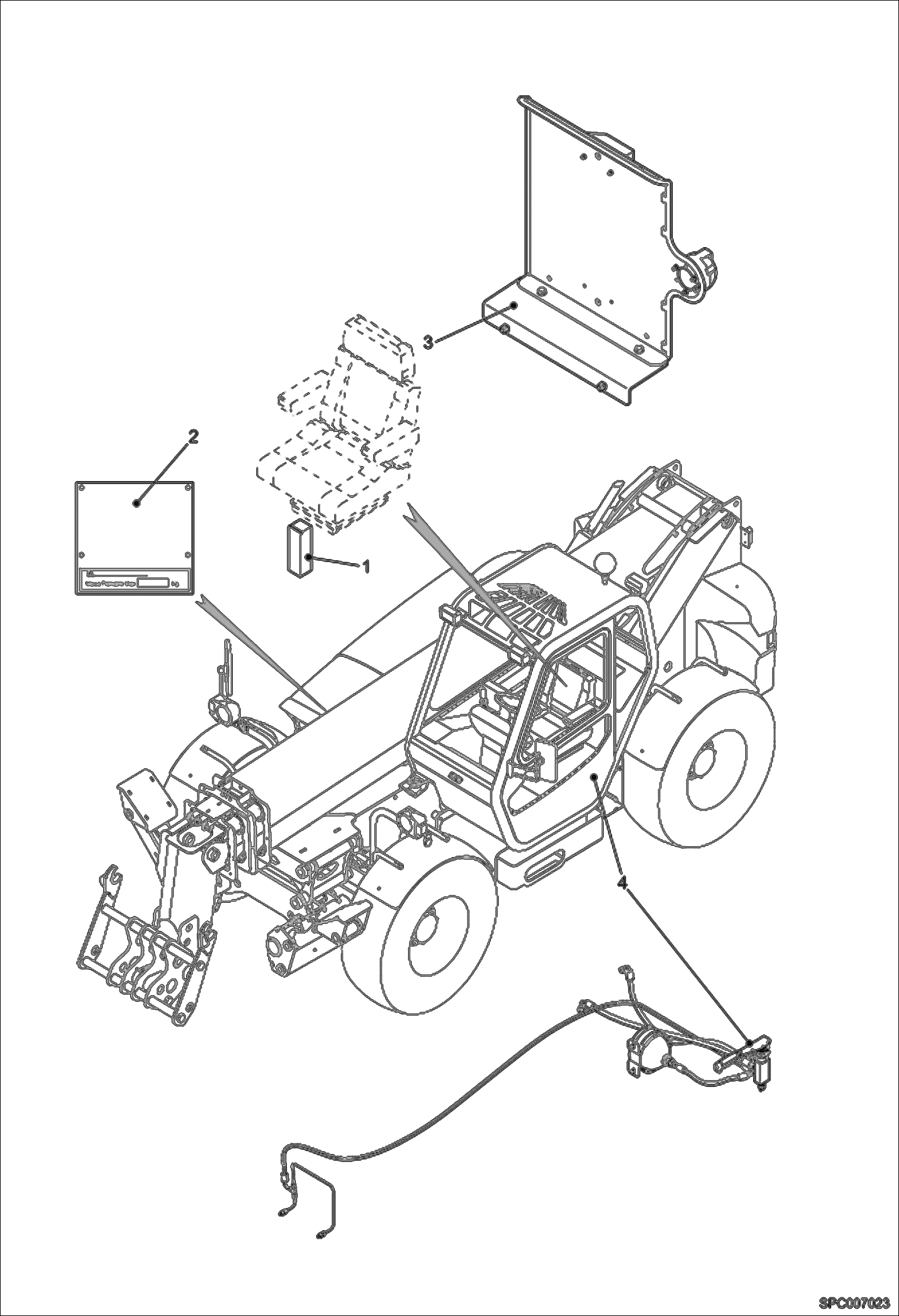 Схема запчастей Bobcat T40140 - ITALY VERSION ACCESSORIES & OPTIONS