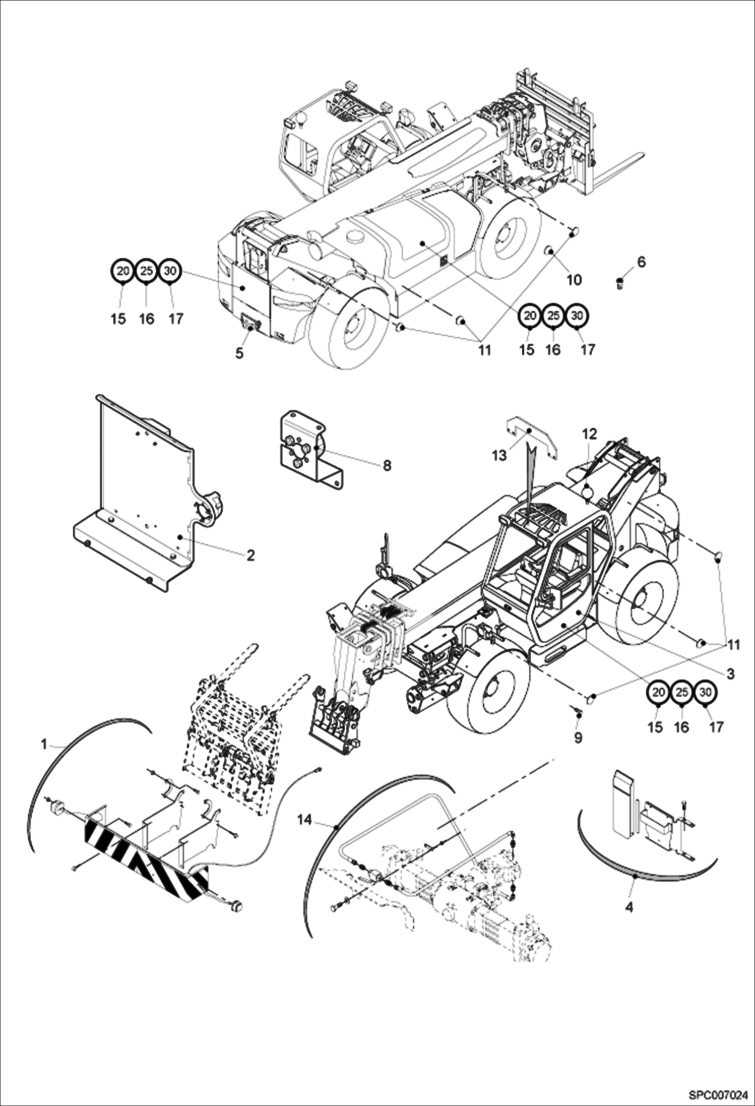 Схема запчастей Bobcat T40140 - GERMANY VERSION ACCESSORIES & OPTIONS