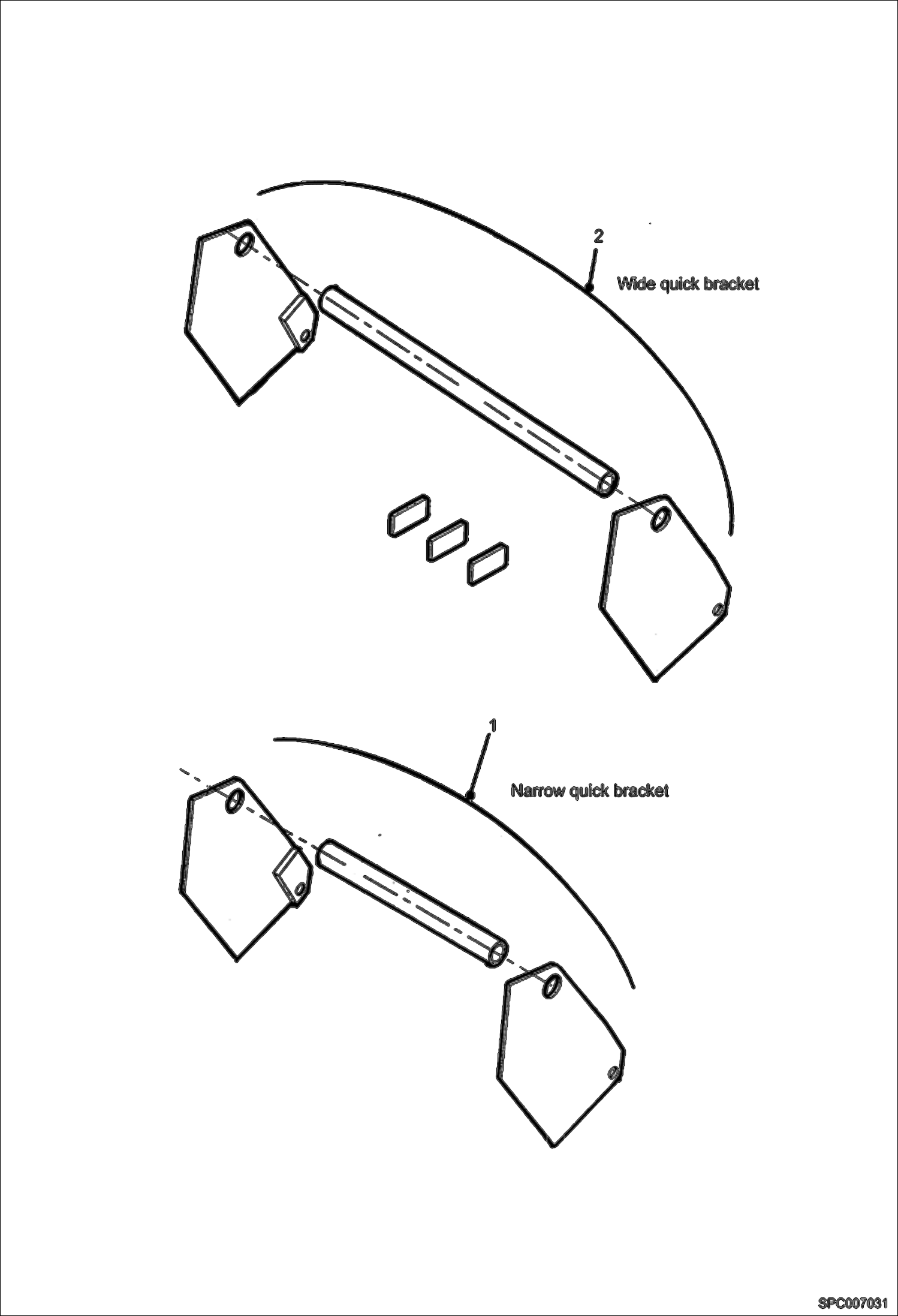 Схема запчастей Bobcat T40140 - TOOL ADAPTOR KIT ACCESSORIES & OPTIONS