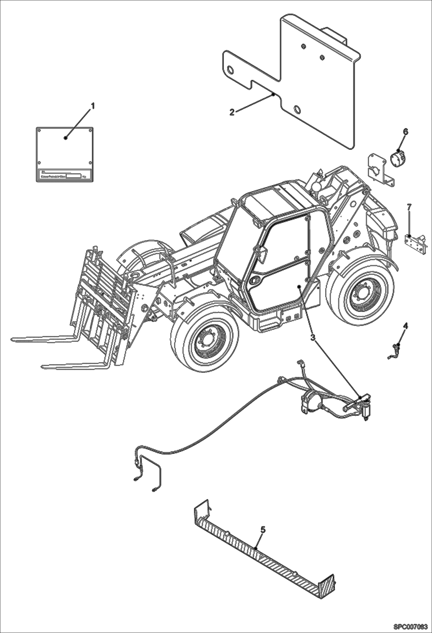 Схема запчастей Bobcat T3571L - ITALY VERSION WITH HOOK ACCESSORIES & OPTIONS