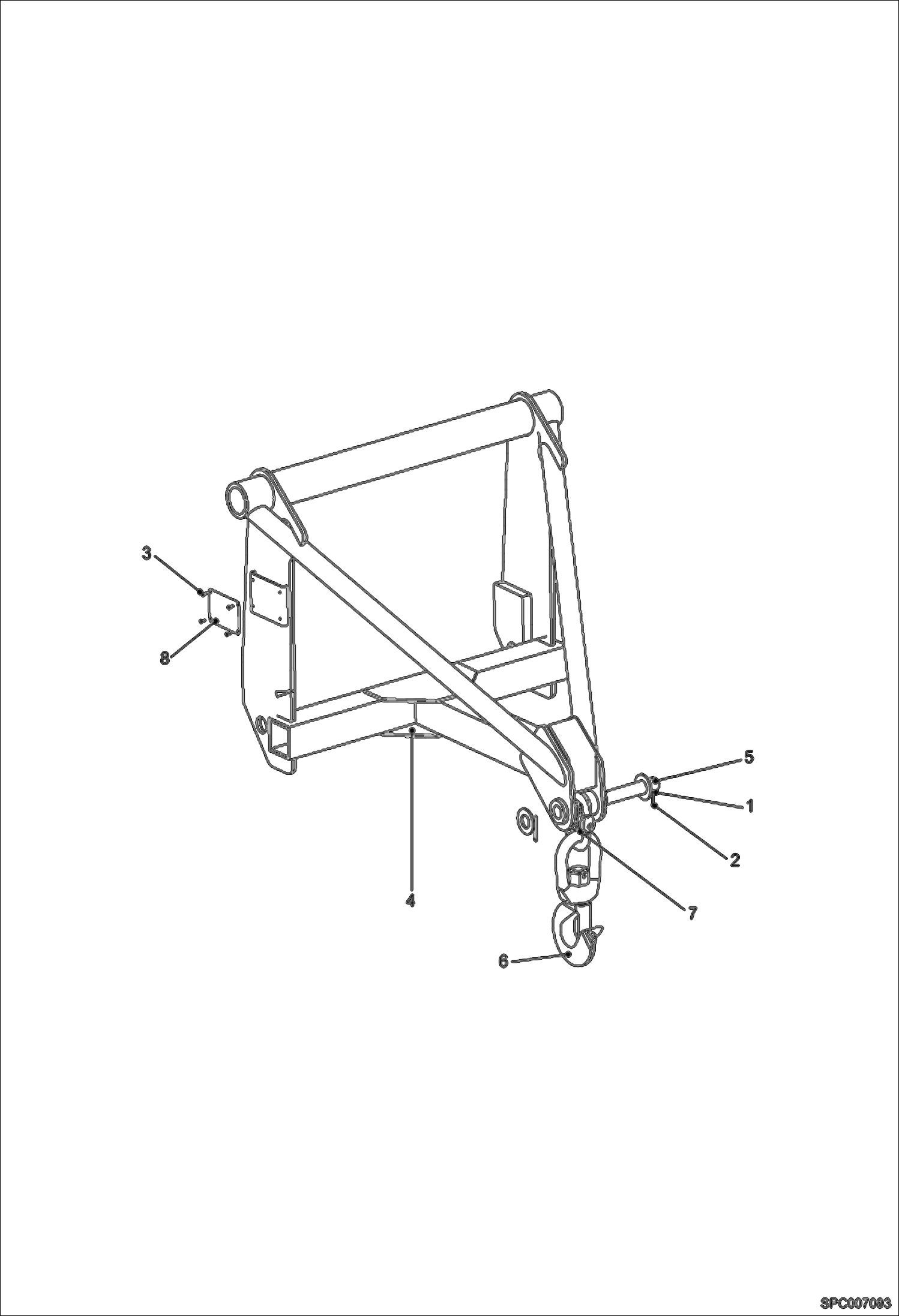 Схема запчастей Bobcat T35120L - JIG + HOOK ACCESSORIES & OPTIONS