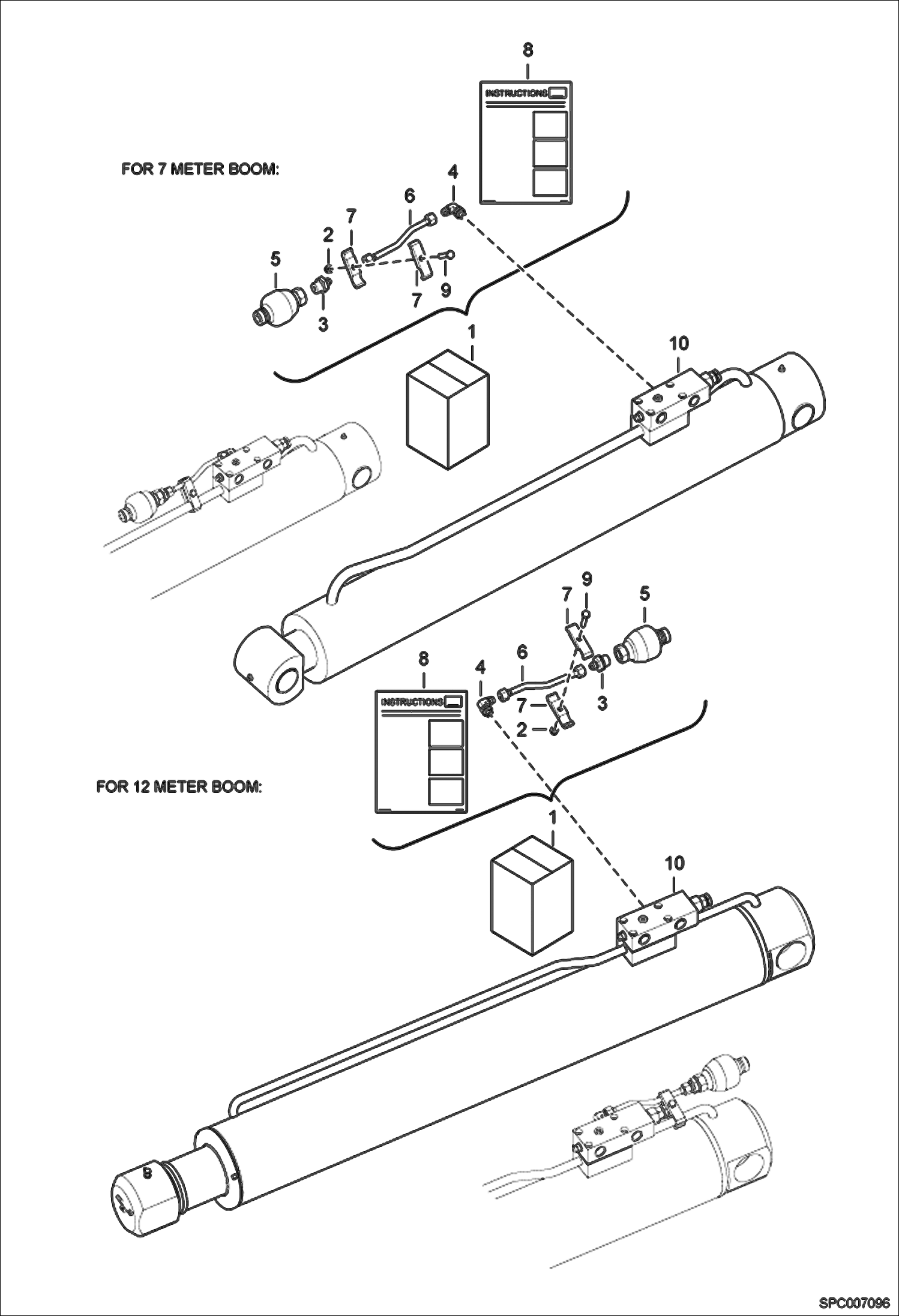 Схема запчастей Bobcat T35120L - LIFT CYLINDER ACCUMULATOR KIT ACCESSORIES & OPTIONS