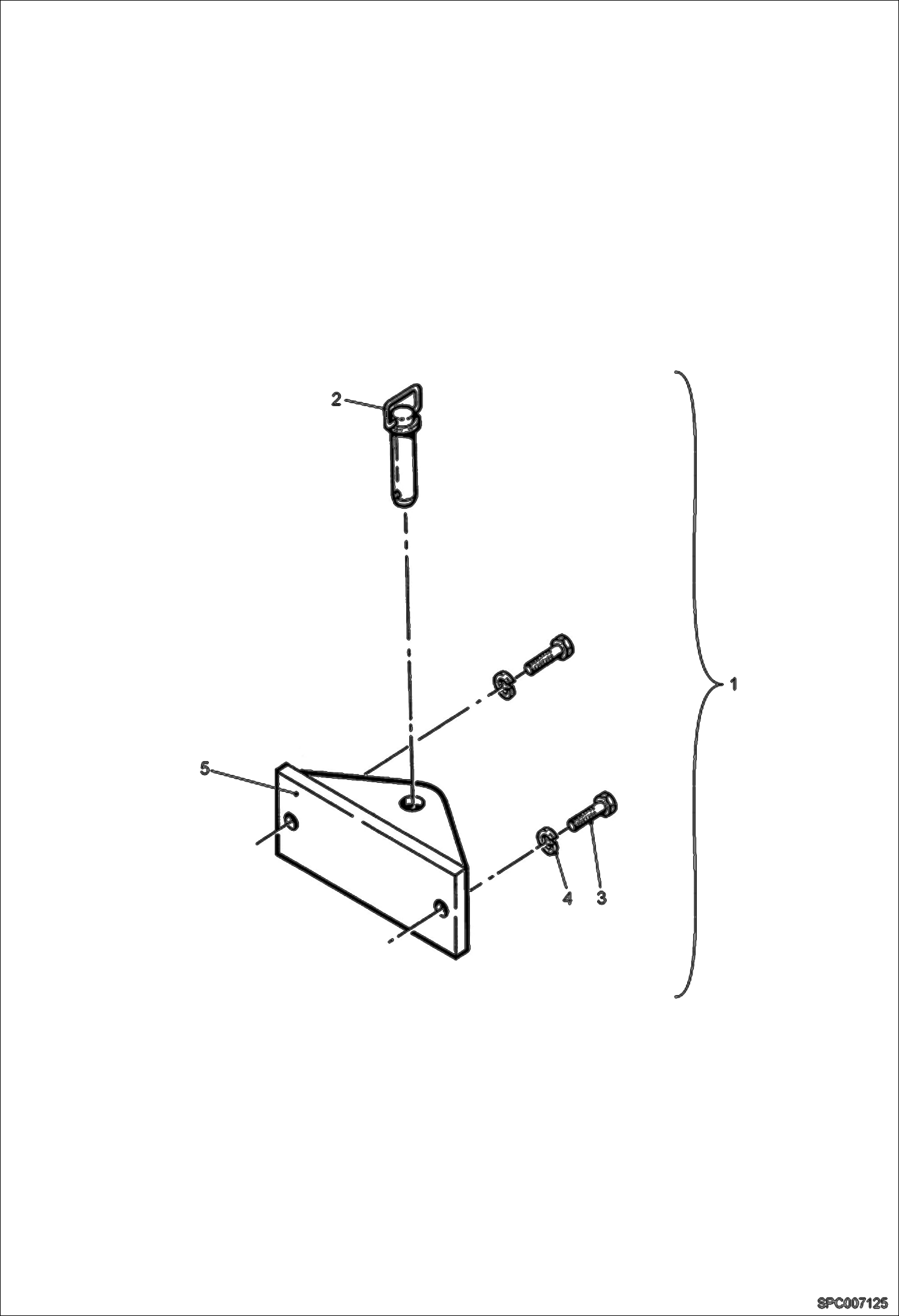 Схема запчастей Bobcat T2556 - TOW HITCH ACCESSORIES & OPTIONS