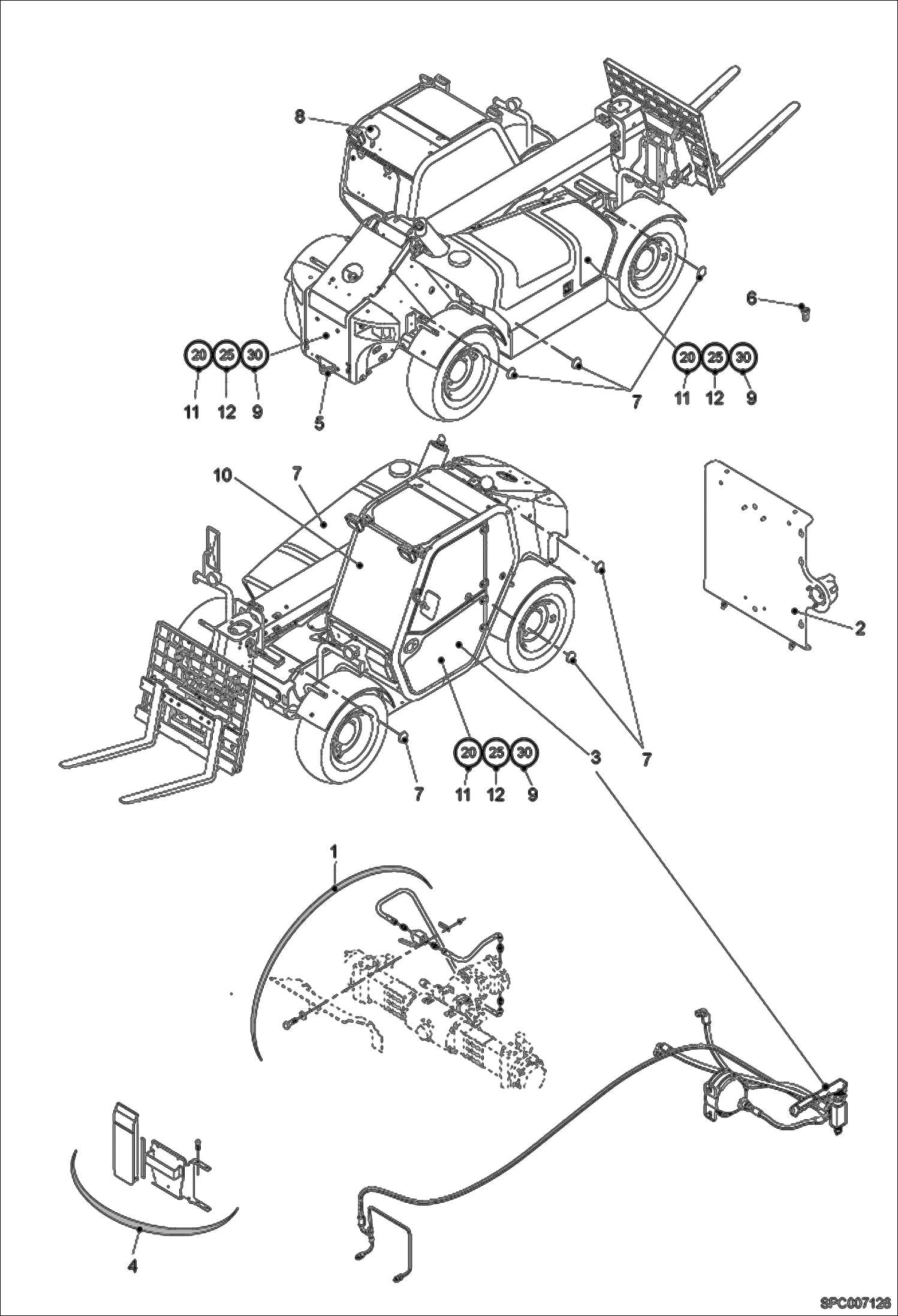 Схема запчастей Bobcat T2566 - GERMANY VERSION ACCESSORIES & OPTIONS