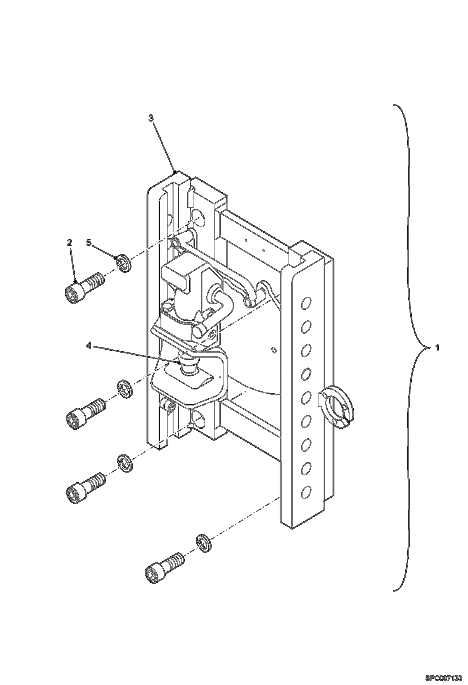 Схема запчастей Bobcat T2556 - ADJUSTABLE HOOK ACCESSORIES & OPTIONS