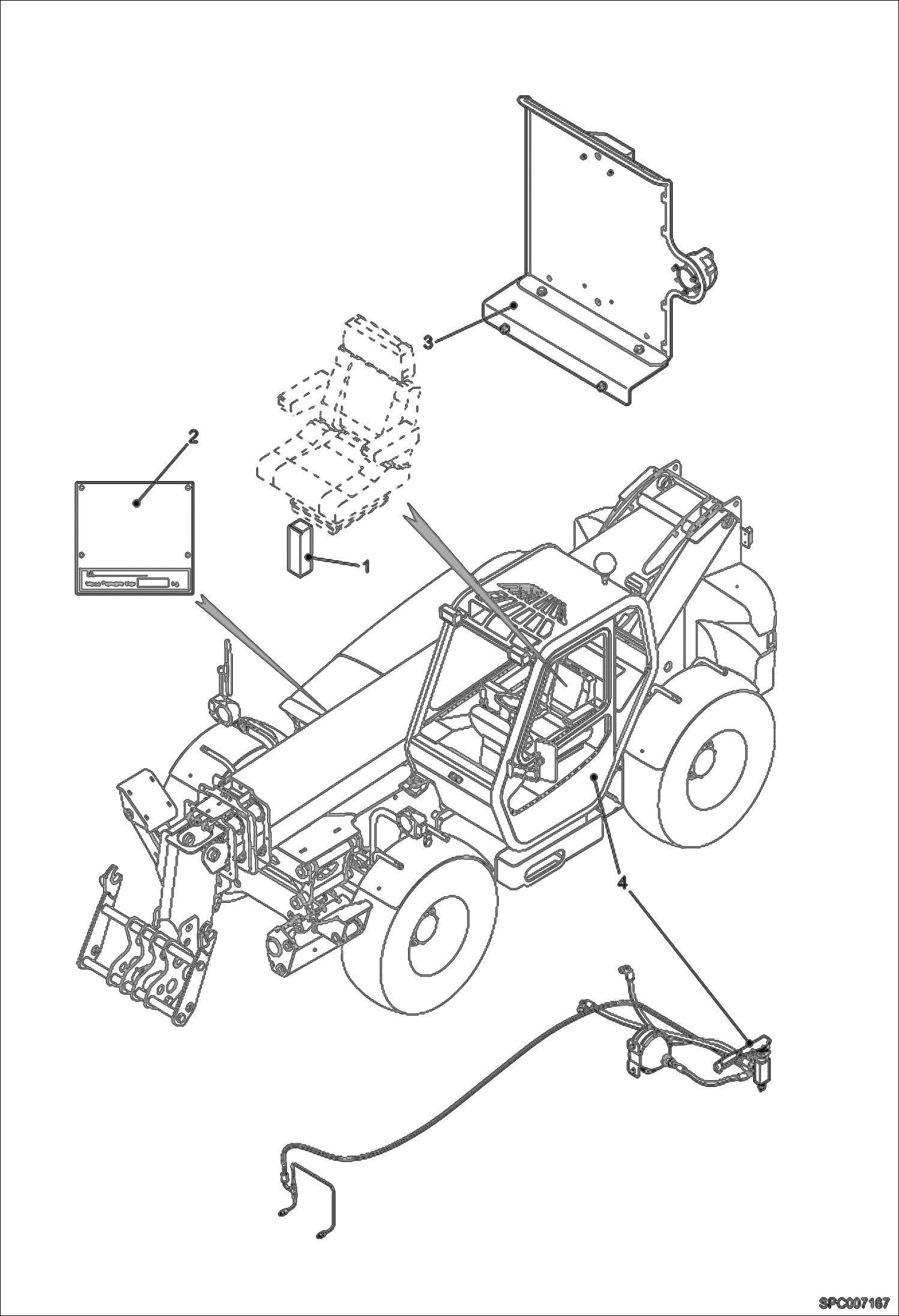 Схема запчастей Bobcat T40140 - LOCAL LEGISLATION COMPLIANCE SET (Italy) ACCESSORIES & OPTIONS