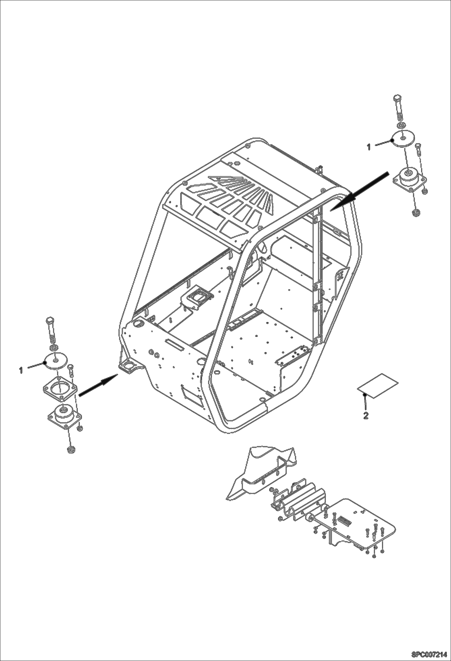 Схема запчастей Bobcat T2566 - WASHER KIT ACCESSORIES & OPTIONS