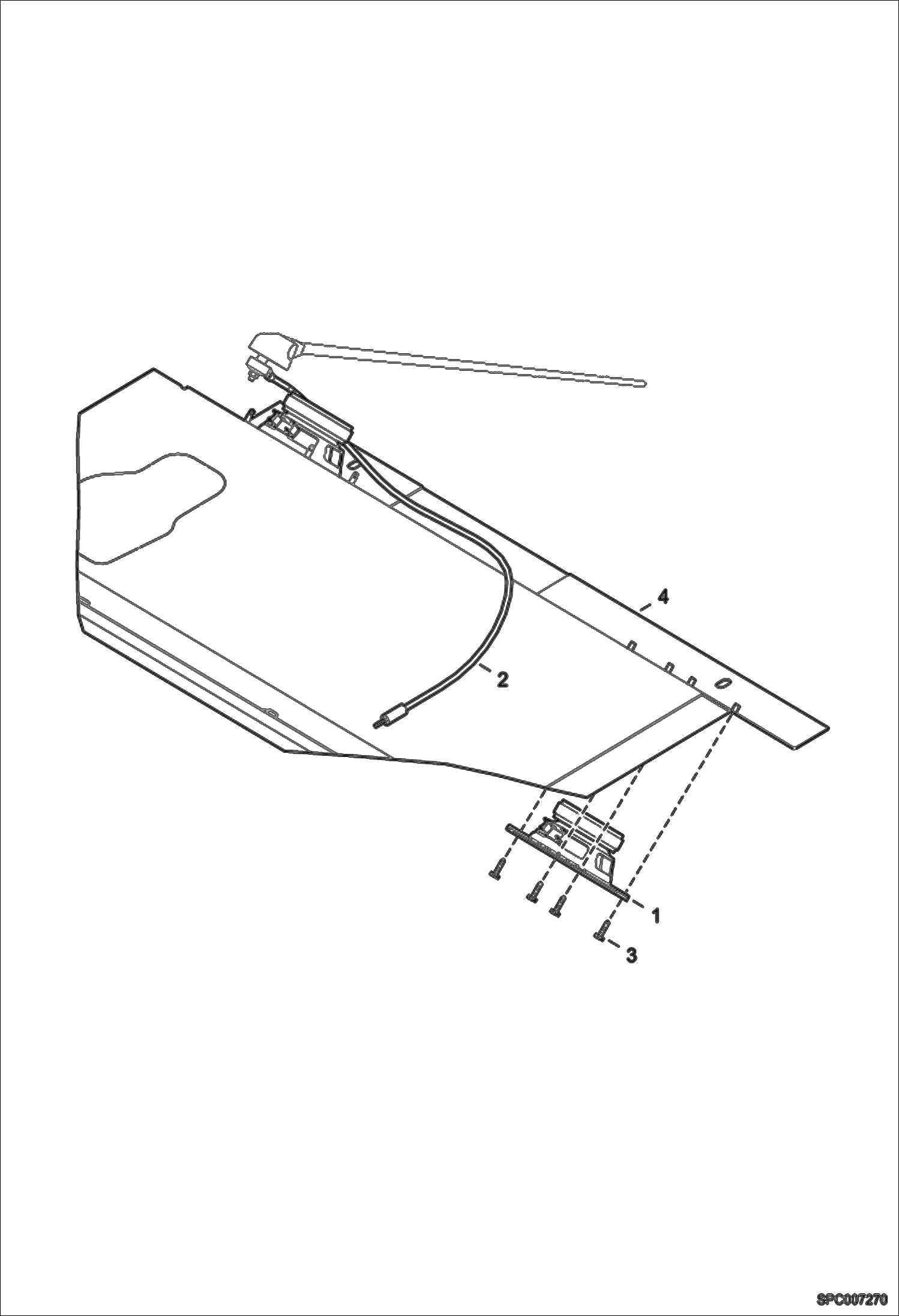 Схема запчастей Bobcat T2250 - RADIO ANTENNA ACCESSORIES & OPTIONS