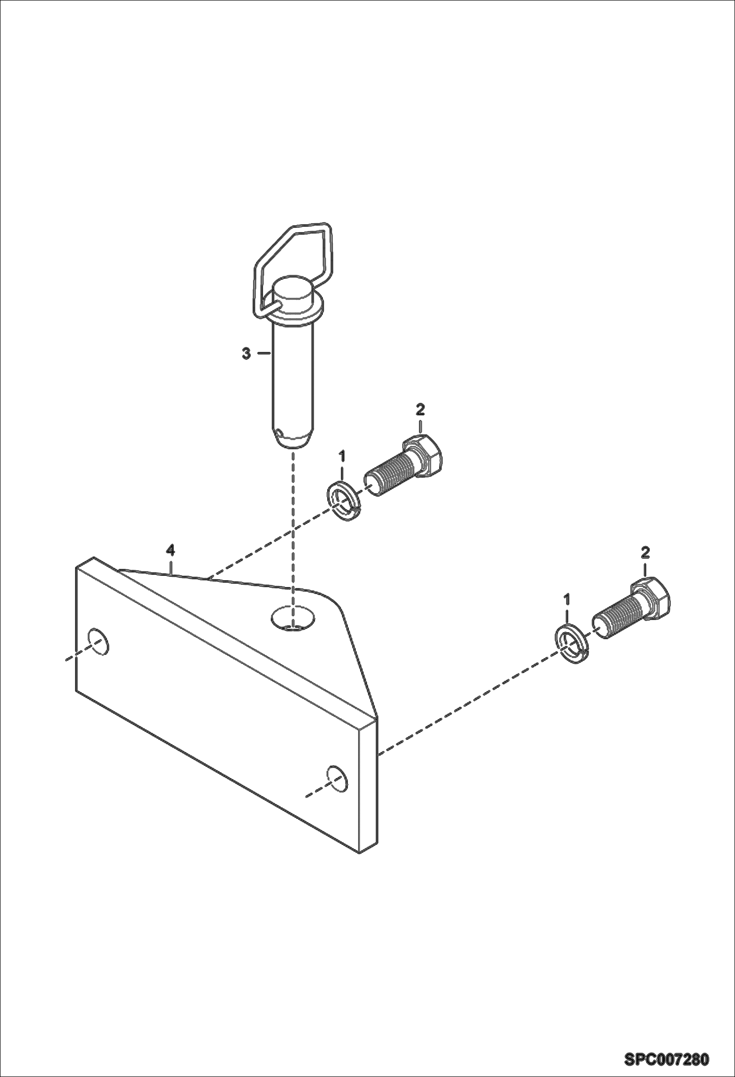 Схема запчастей Bobcat V417 - REAR HITCH ACCESSORIES & OPTIONS