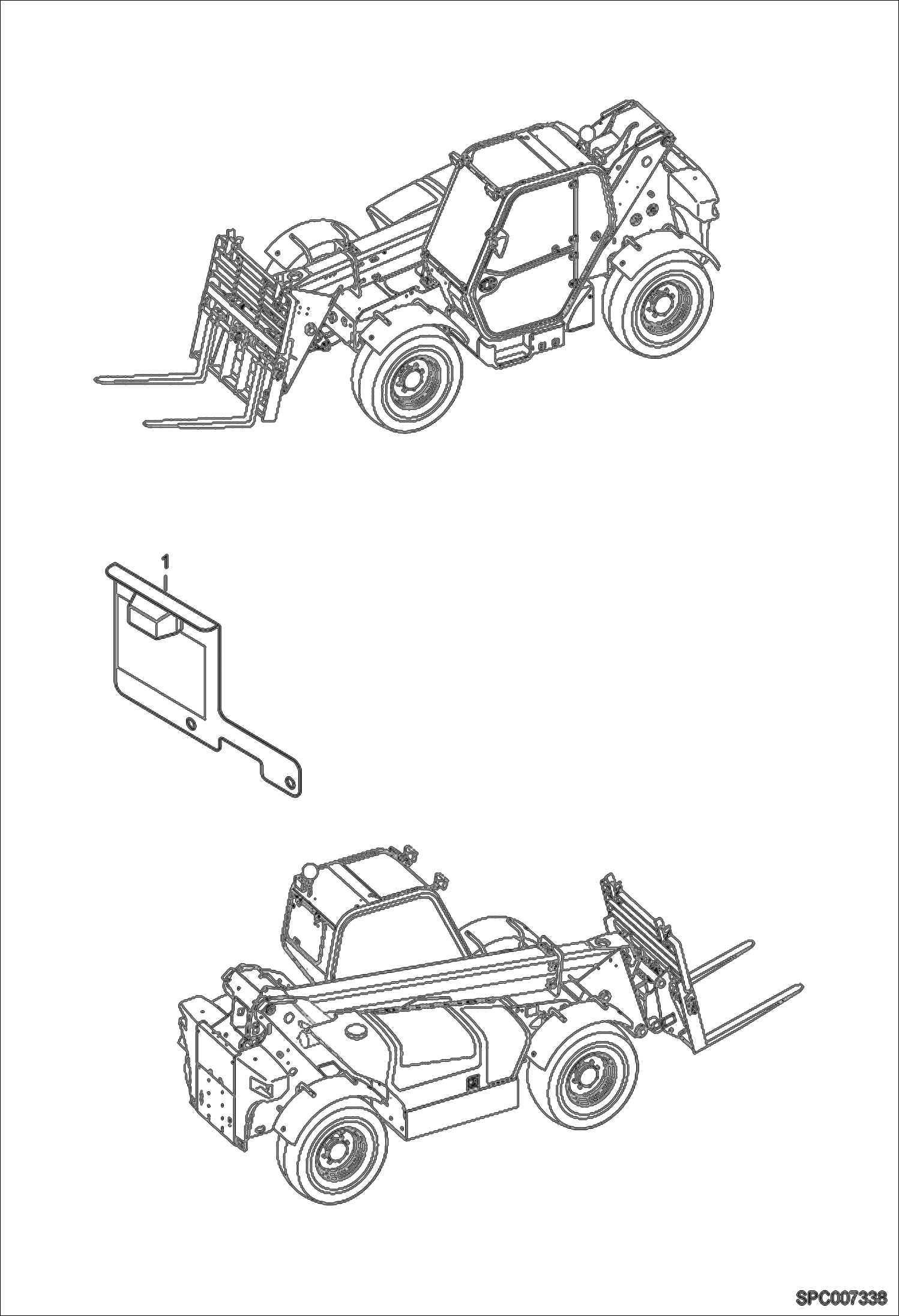 Схема запчастей Bobcat T3571L - LOCAL LEGISLATION COMPLIANCE SET (United Kingdom) ACCESSORIES & OPTIONS