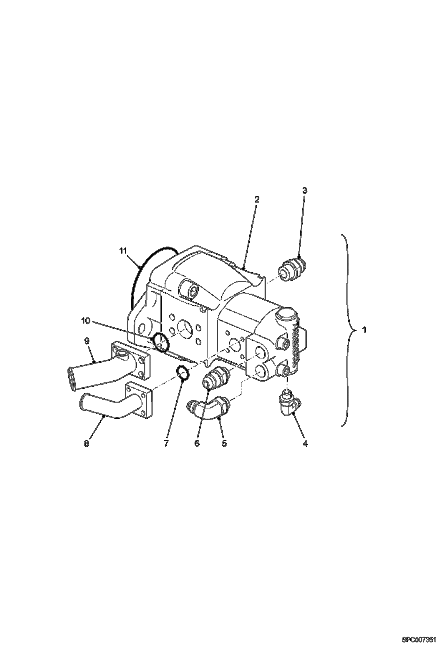 Схема запчастей Bobcat T2566 - REXROTH PUMP REPLACEMENT KIT ACCESSORIES & OPTIONS