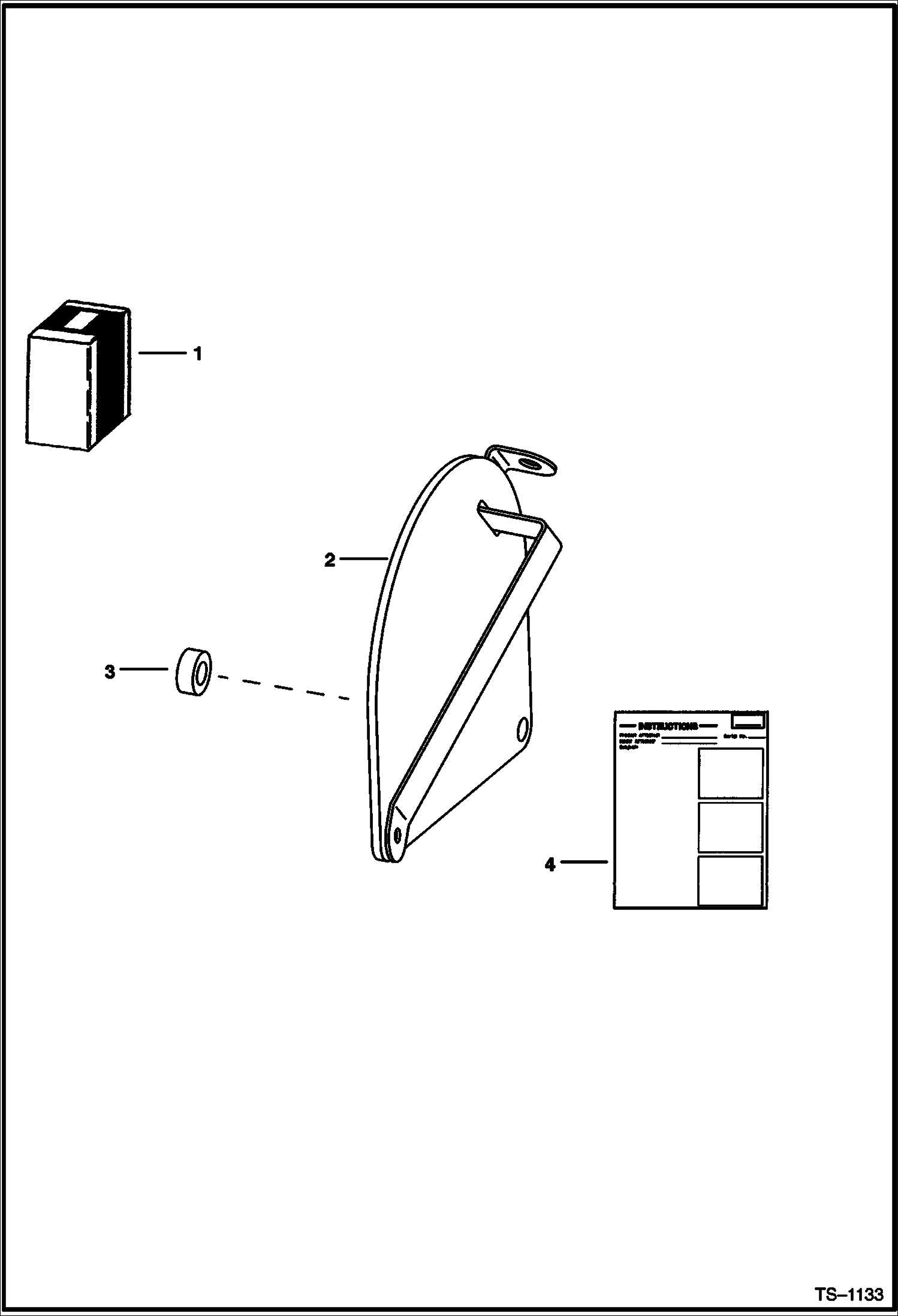 Схема запчастей Bobcat 600s - ACCESS COVER (Hyd. Tank Fill Cap) ACCESSORIES & OPTIONS