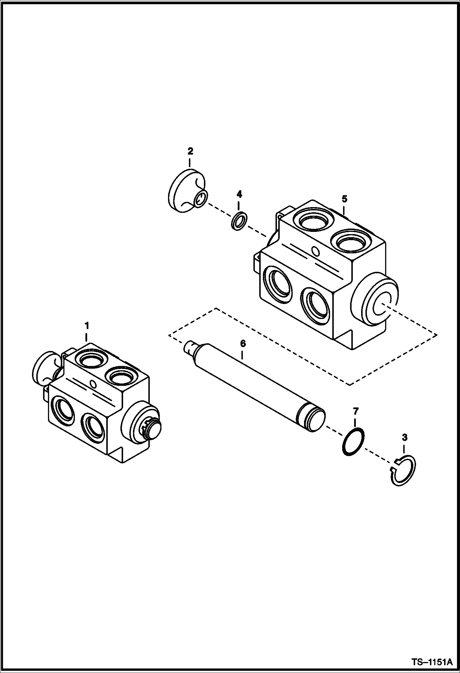 Схема запчастей Bobcat TRENCHERS - TRENCHER (Valve) (LT204) Loader