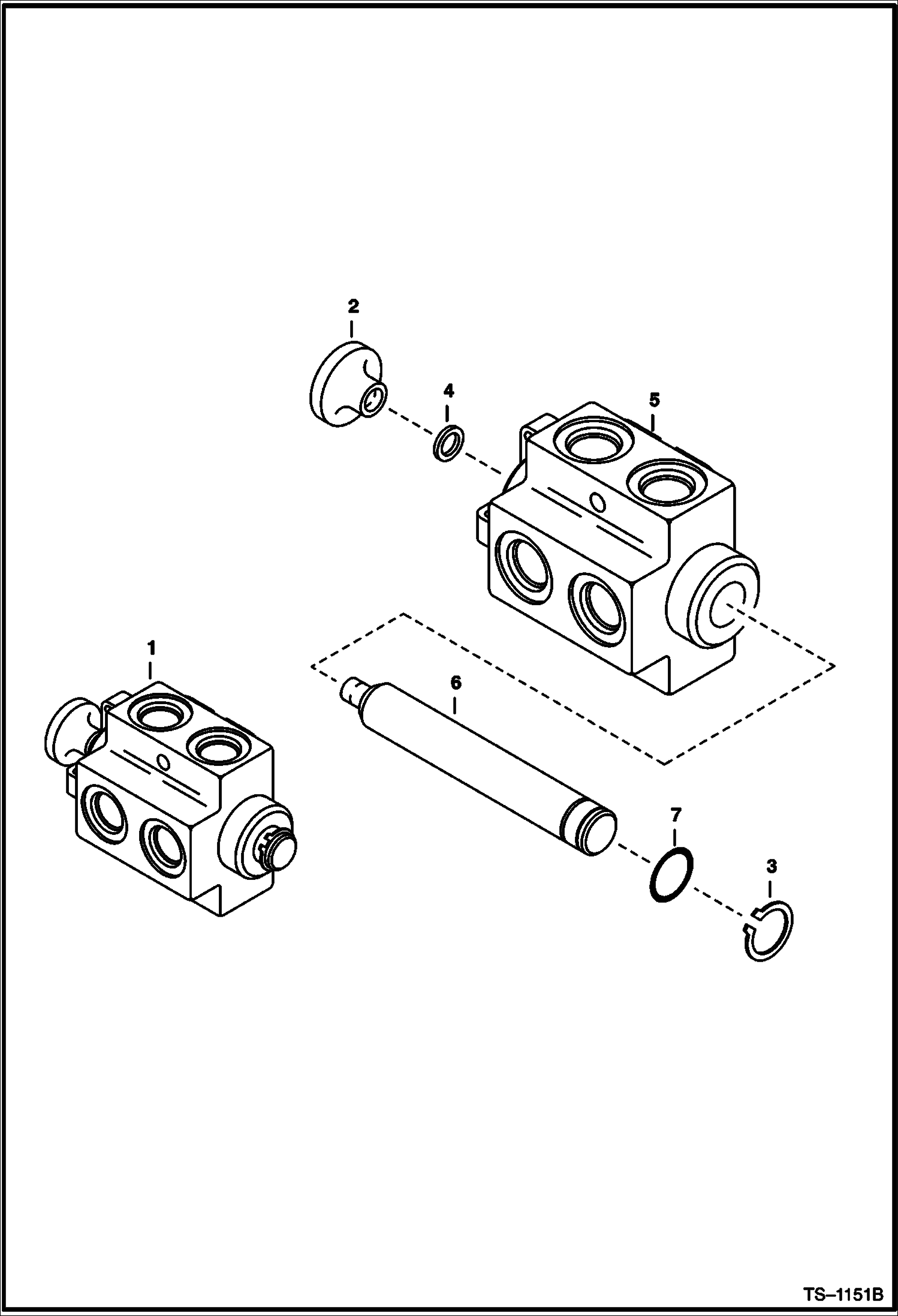 Схема запчастей Bobcat TRENCHERS - TRENCHER (Valve) (LT304) Loader