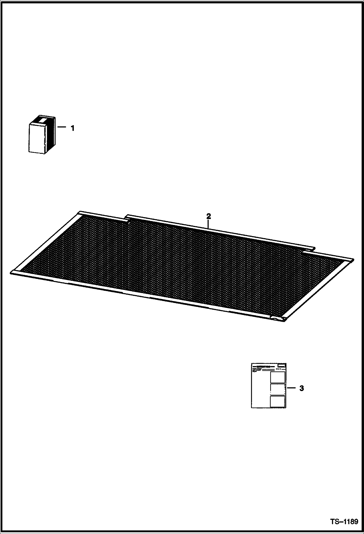 Схема запчастей Bobcat A-Series - RADIATOR SCREEN KIT ACCESSORIES & OPTIONS