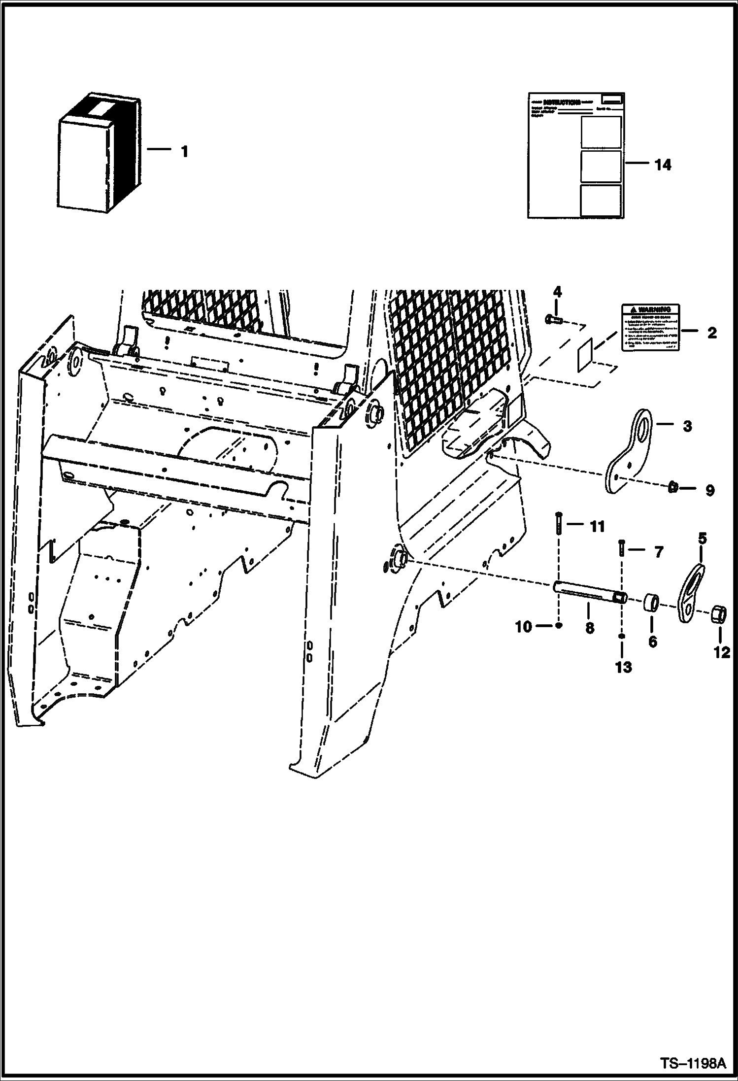 Схема запчастей Bobcat 600s - LIFT KIT (Four Point - .75 in. Thick Lift Eyes) ACCESSORIES & OPTIONS