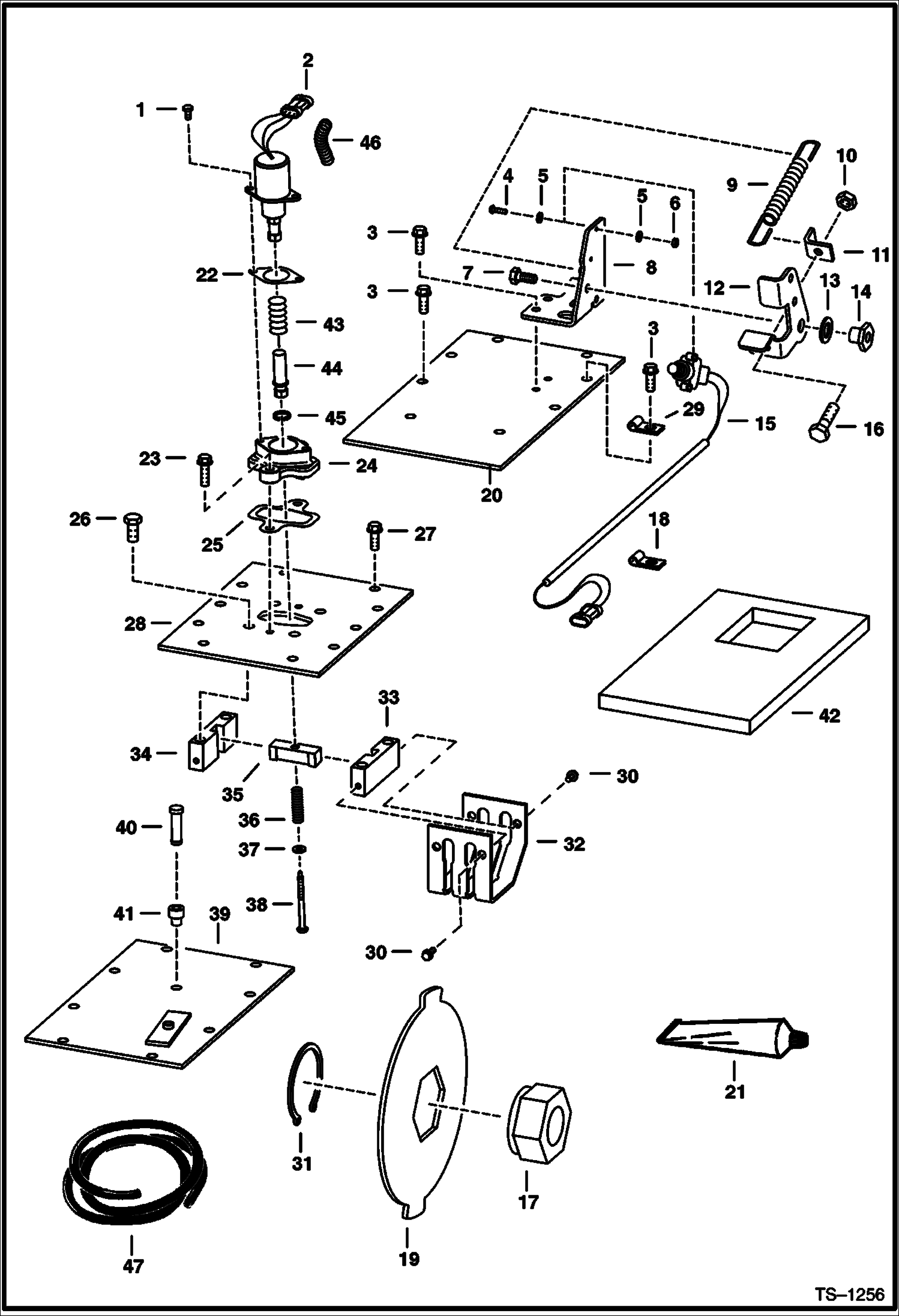 Схема запчастей Bobcat 900s - DISC BRAKE DRIVE TRAIN