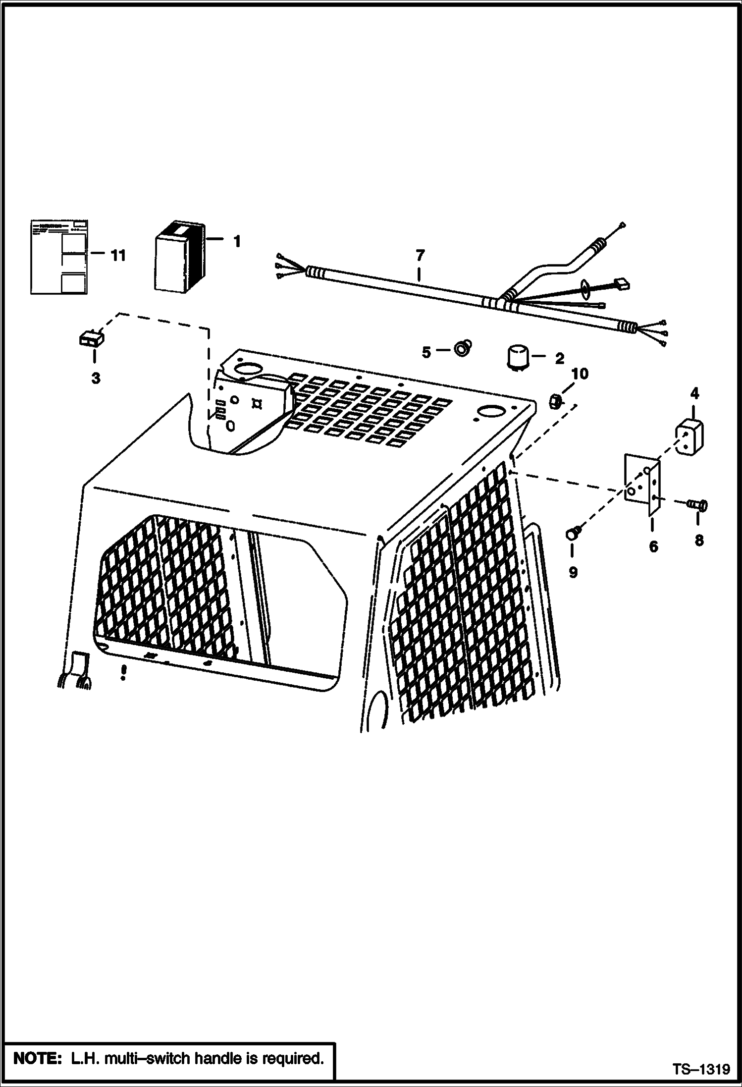 Схема запчастей Bobcat S-Series - EUROPEAN ACCESSORIES (4 Way Flashers) ACCESSORIES & OPTIONS