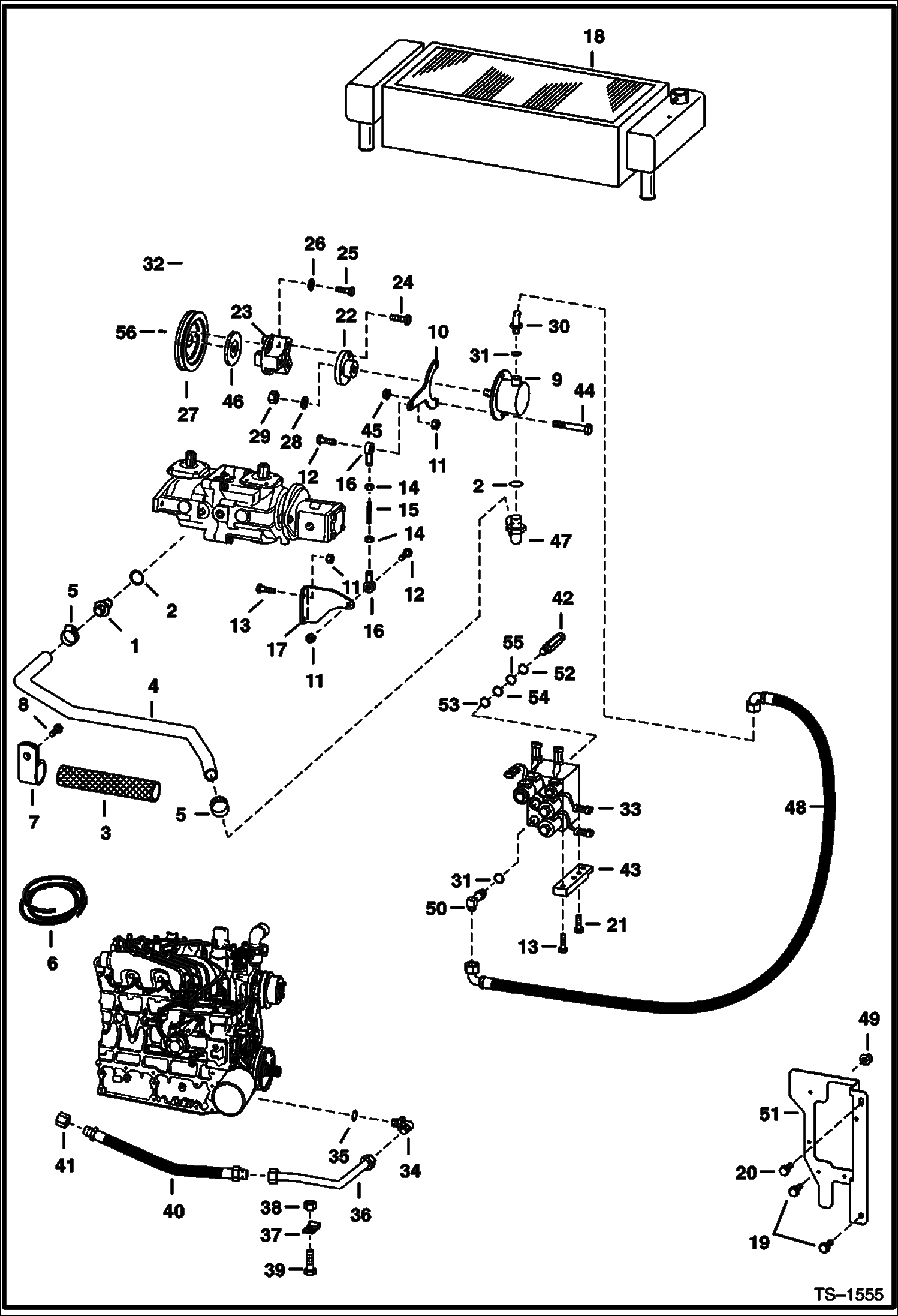 Схема запчастей Bobcat 700s - HIGH FLOW HYDRAULICS HIGH FLOW HYDRAULICS