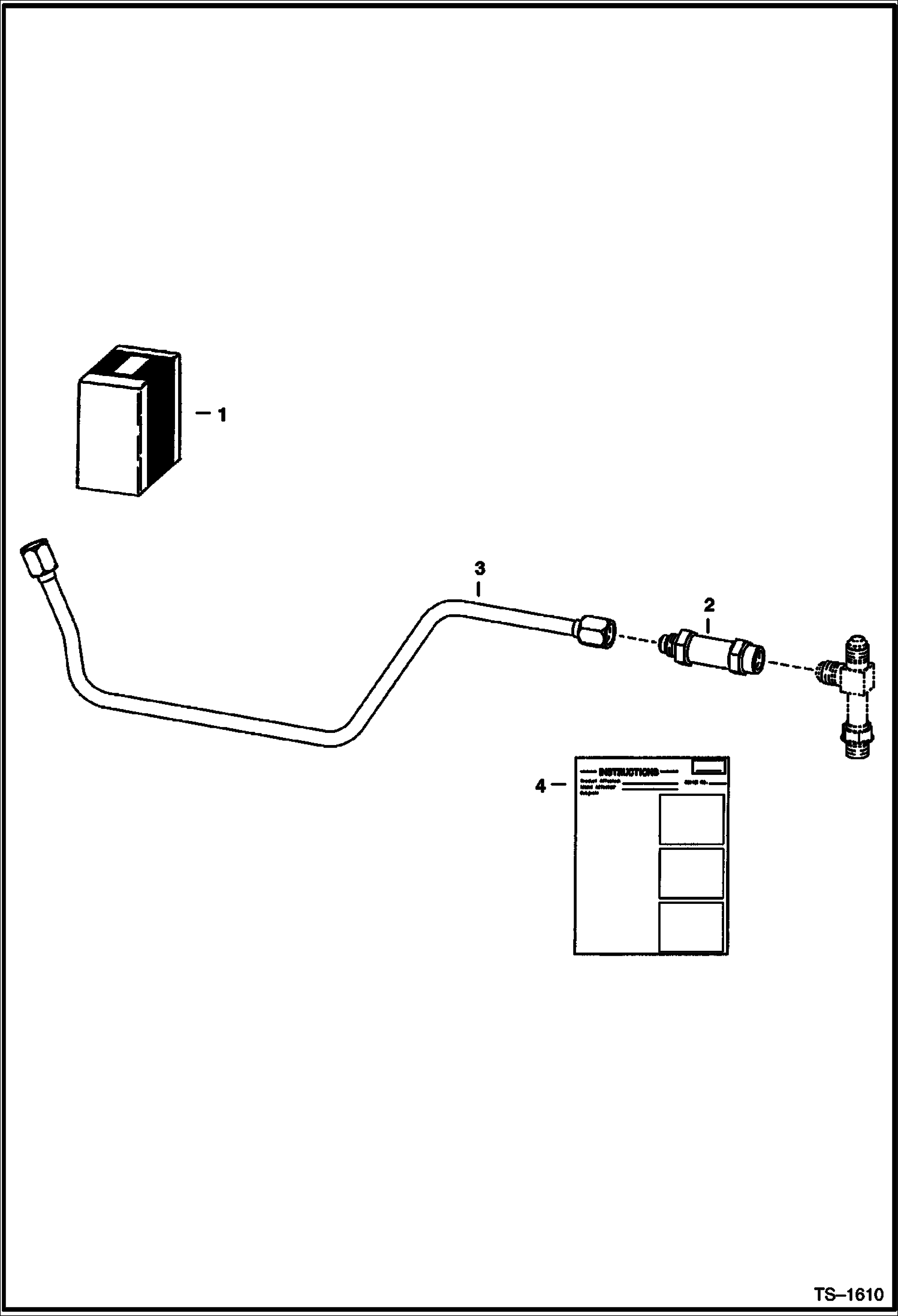 Схема запчастей Bobcat 800s - AUXILIARY RELIEF PRESSURE KIT ACCESSORIES & OPTIONS