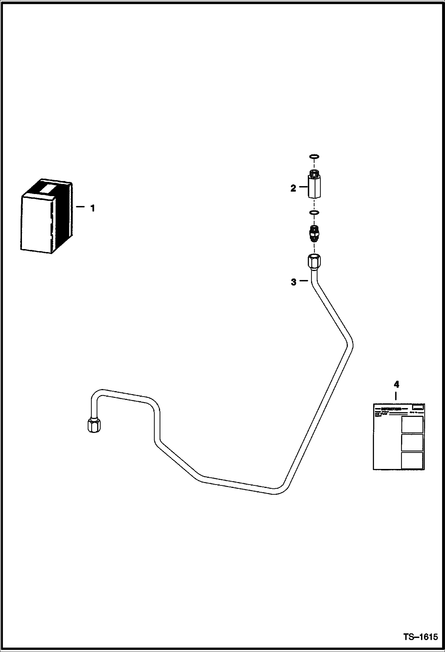 Схема запчастей Bobcat 800s - FRONT AUXILIARY PRESSURE RELIEF KIT (S/N 5141 16644 & Below & 5142 20033 & Below) ACCESSORIES & OPTIONS