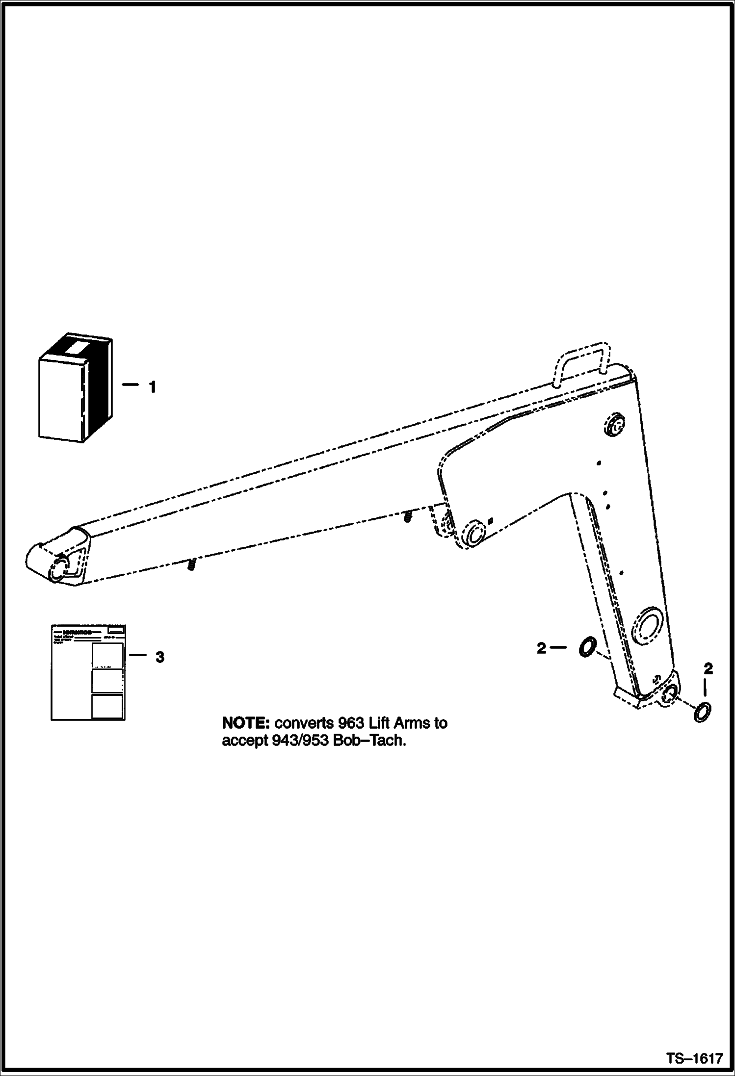 Схема запчастей Bobcat 900s - BOB-TACH CONVERSION KIT ACCESSORIES & OPTIONS