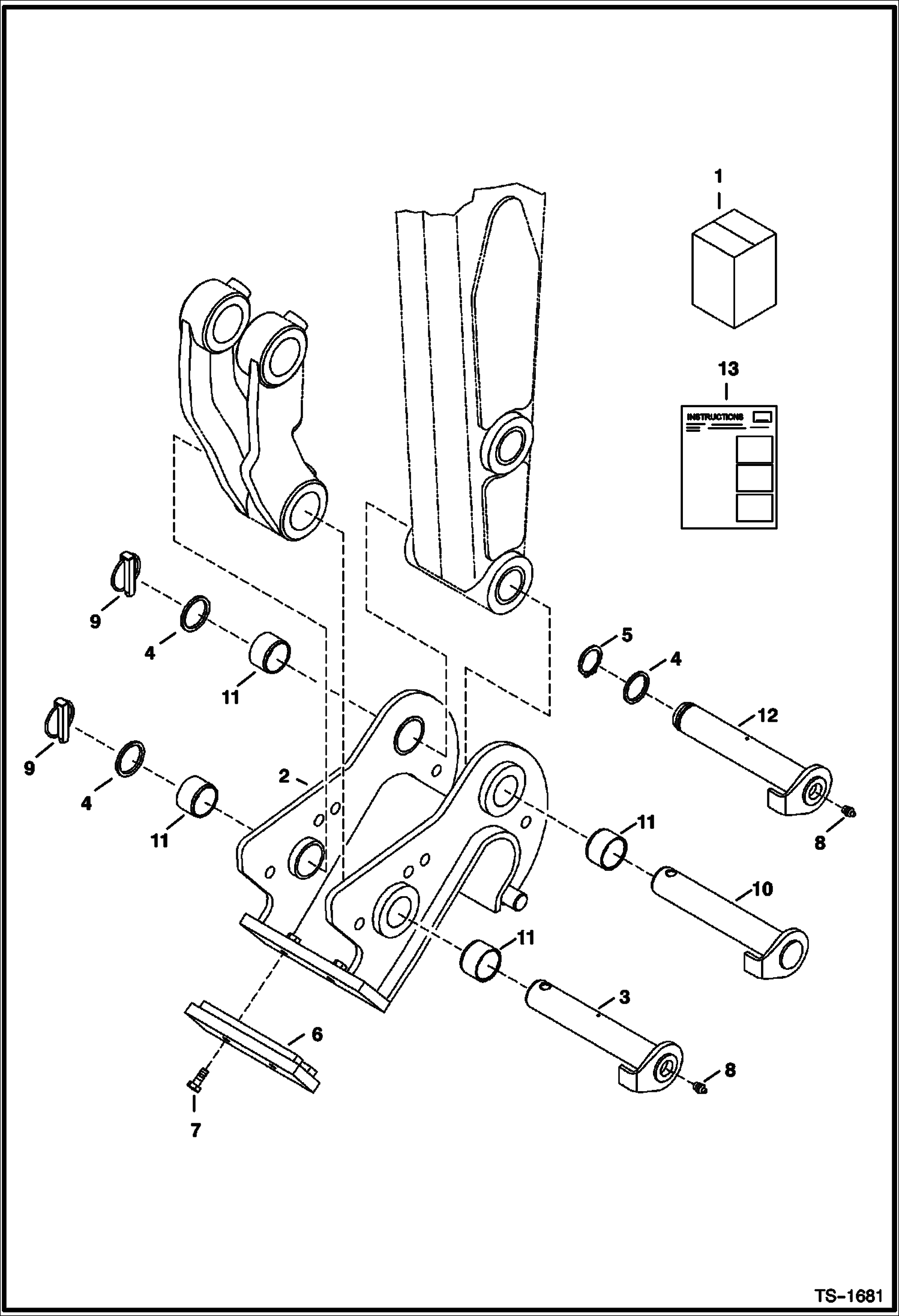 Схема запчастей Bobcat 337 - X-CHANGE KIT (Bolt On) ACCESSORIES & OPTIONS