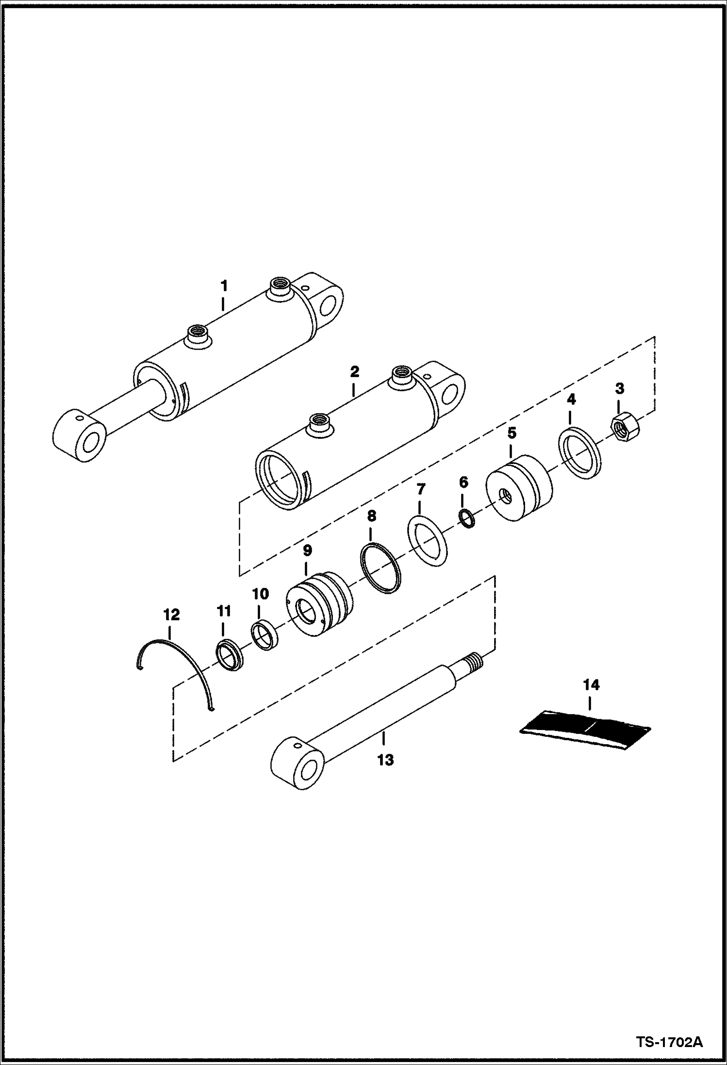 Схема запчастей Bobcat SOD LAYER - SOD LAYER (Arm Cylinder) Loader