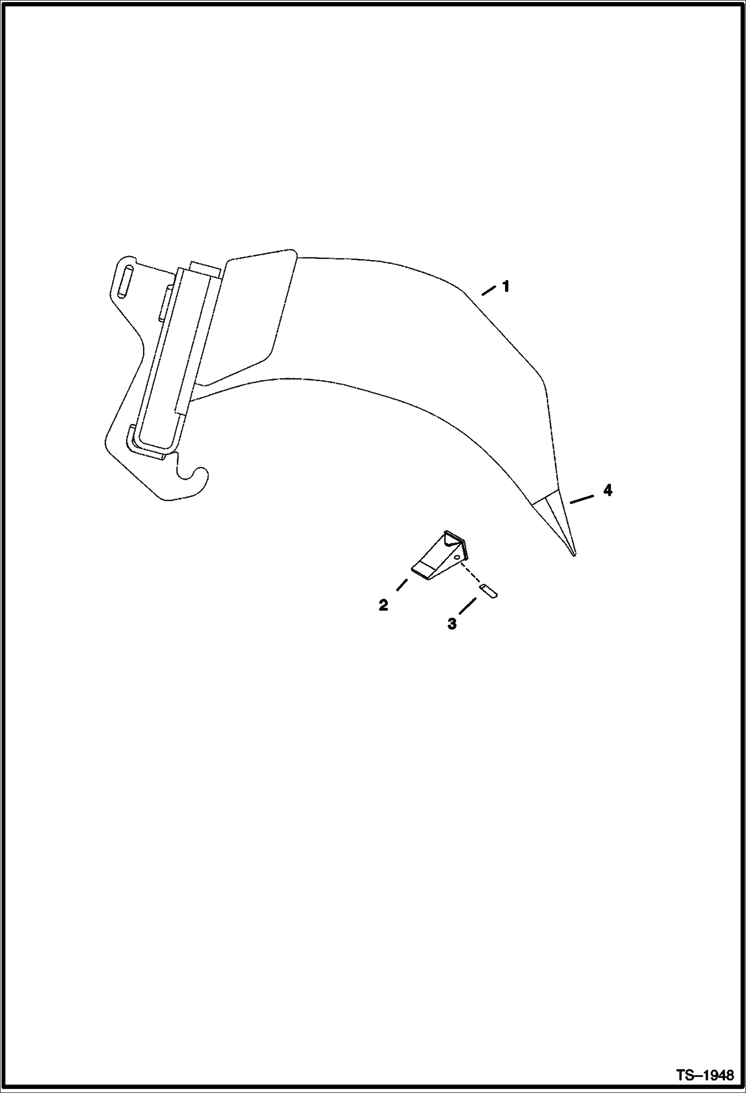 Схема запчастей Bobcat BACKHOE - BACKHOE (Ripper) (8811 A558 & B393) 811/8811 BACKHOE