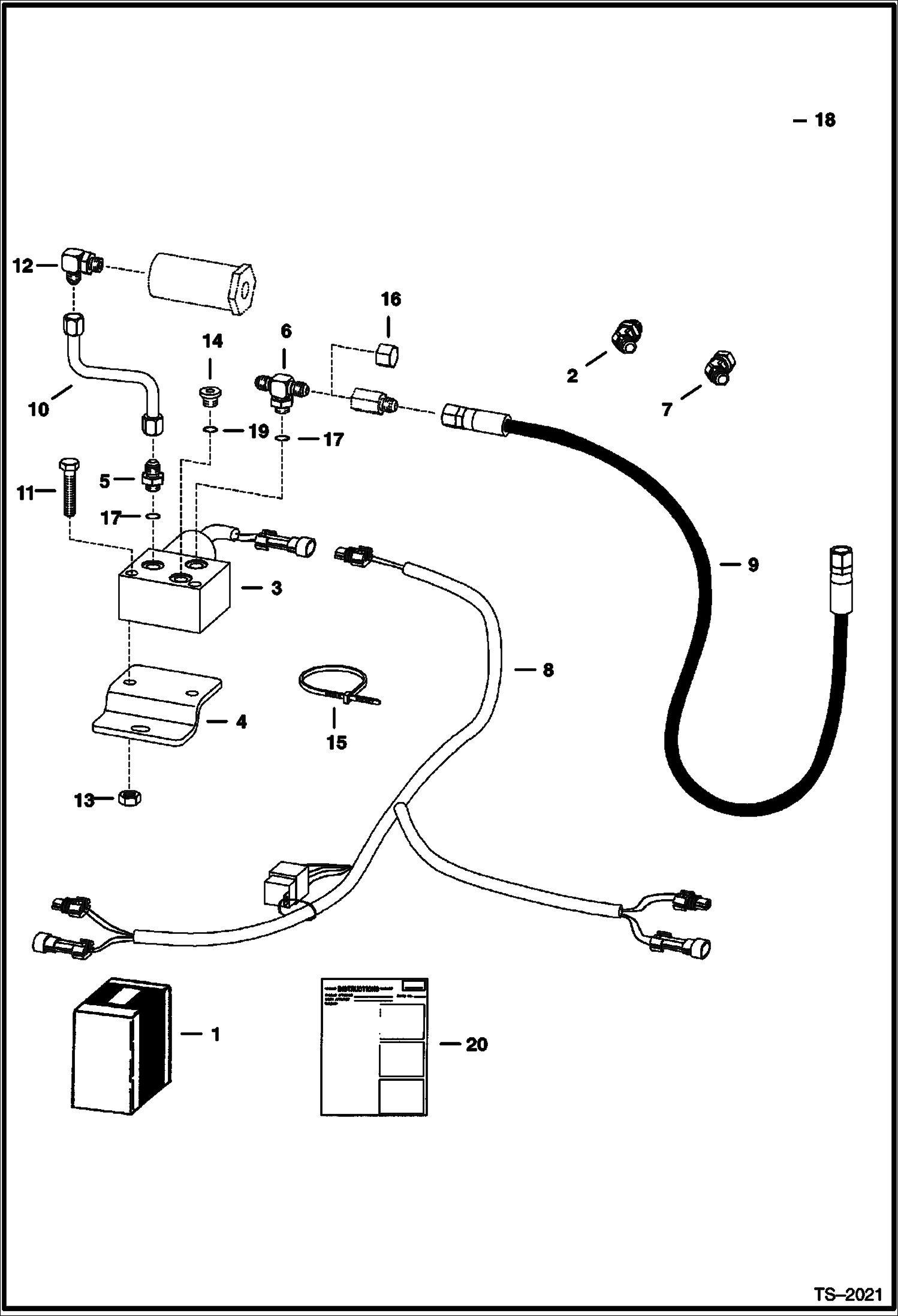 Схема запчастей Bobcat 900s - BRAKE CONTROL KIT ACCESSORIES & OPTIONS