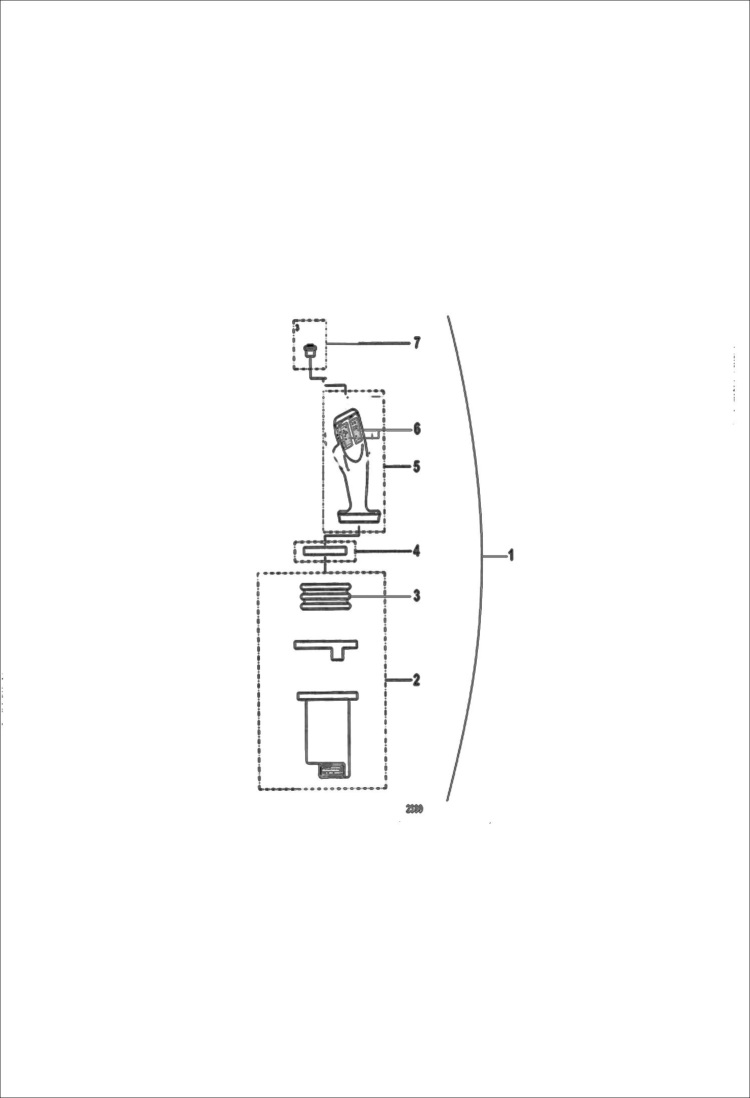 Схема запчастей Bobcat V518 - CONTROL LEVER 367011001 AND ABOVE HYDROSTATIC/HYDRAULIC